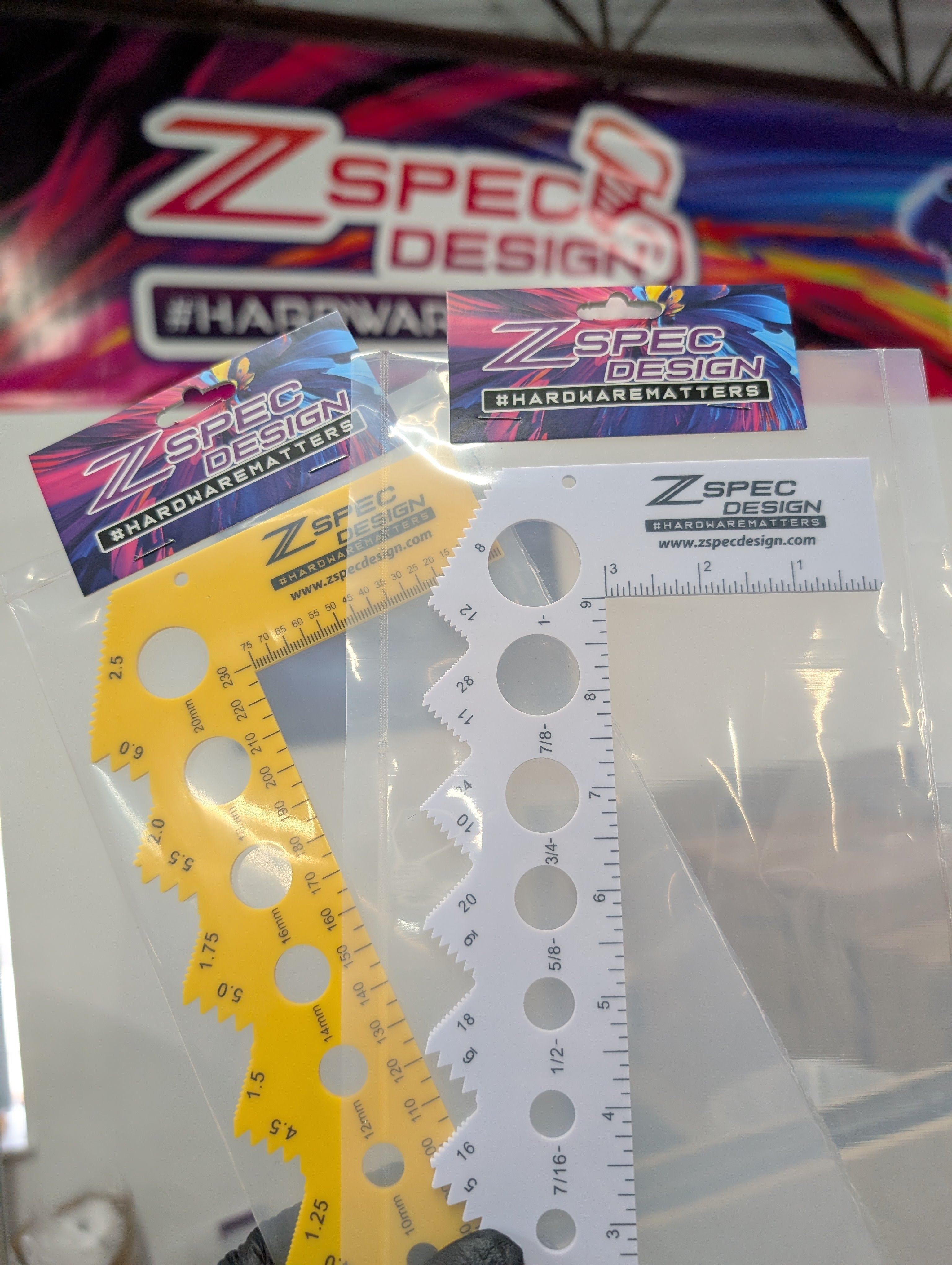 ZSPEC Measuring Tools for Metric or SAE hardware - bolts, fasteners, etc.