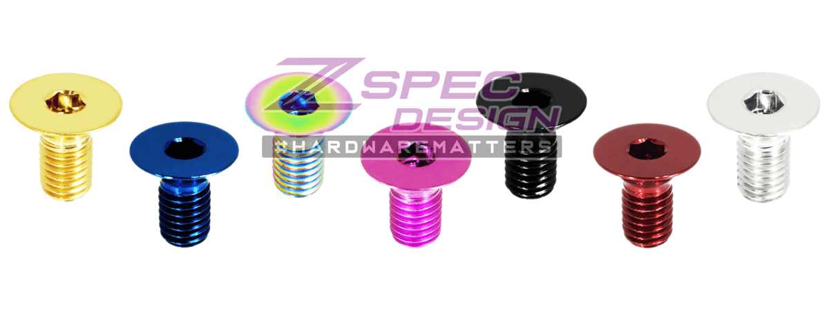 ZSPEC Dress Up Bolts® - Flat-Head FHSC, Titanium - ZSPEC Design LLC
