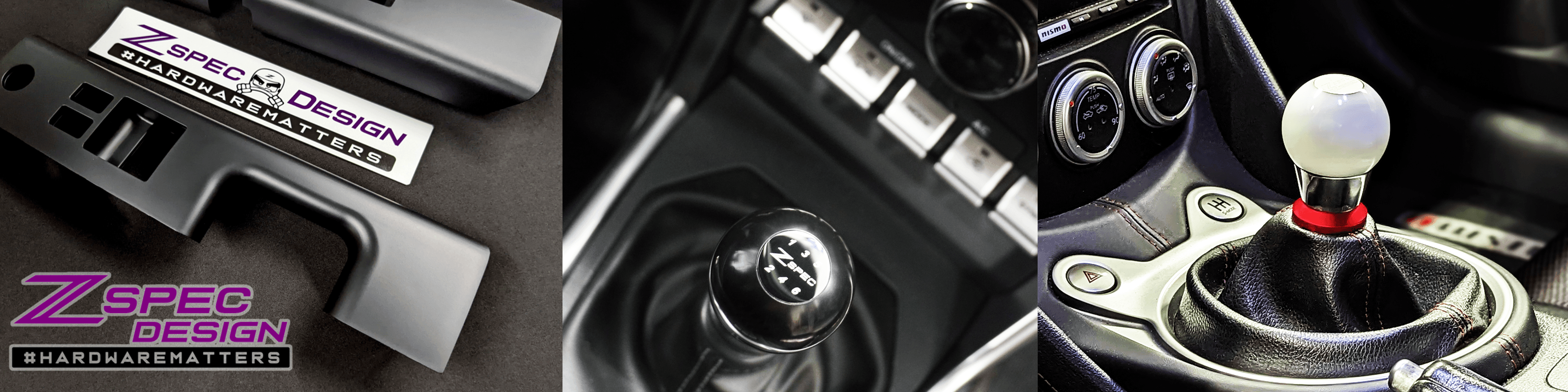 ZSPEC Design Interior Accessories Shift Knobs, Shift Boot Finishers, Interior Screws, Air Fresheners, Keychains and more. Produced by ZSPEC Design LLC