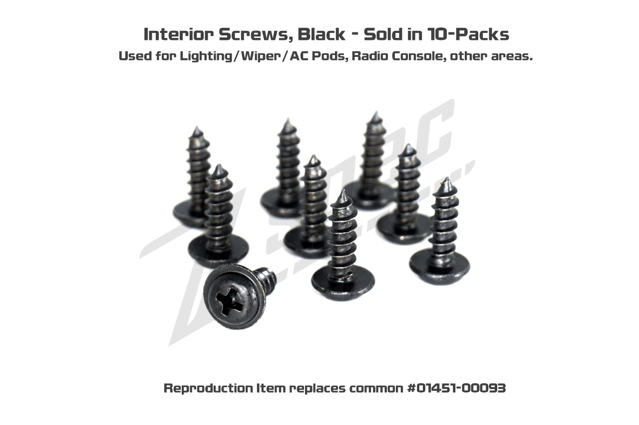 ZSPEC Design Interior Screws - work for various vehicles (Nissan/Honda...)