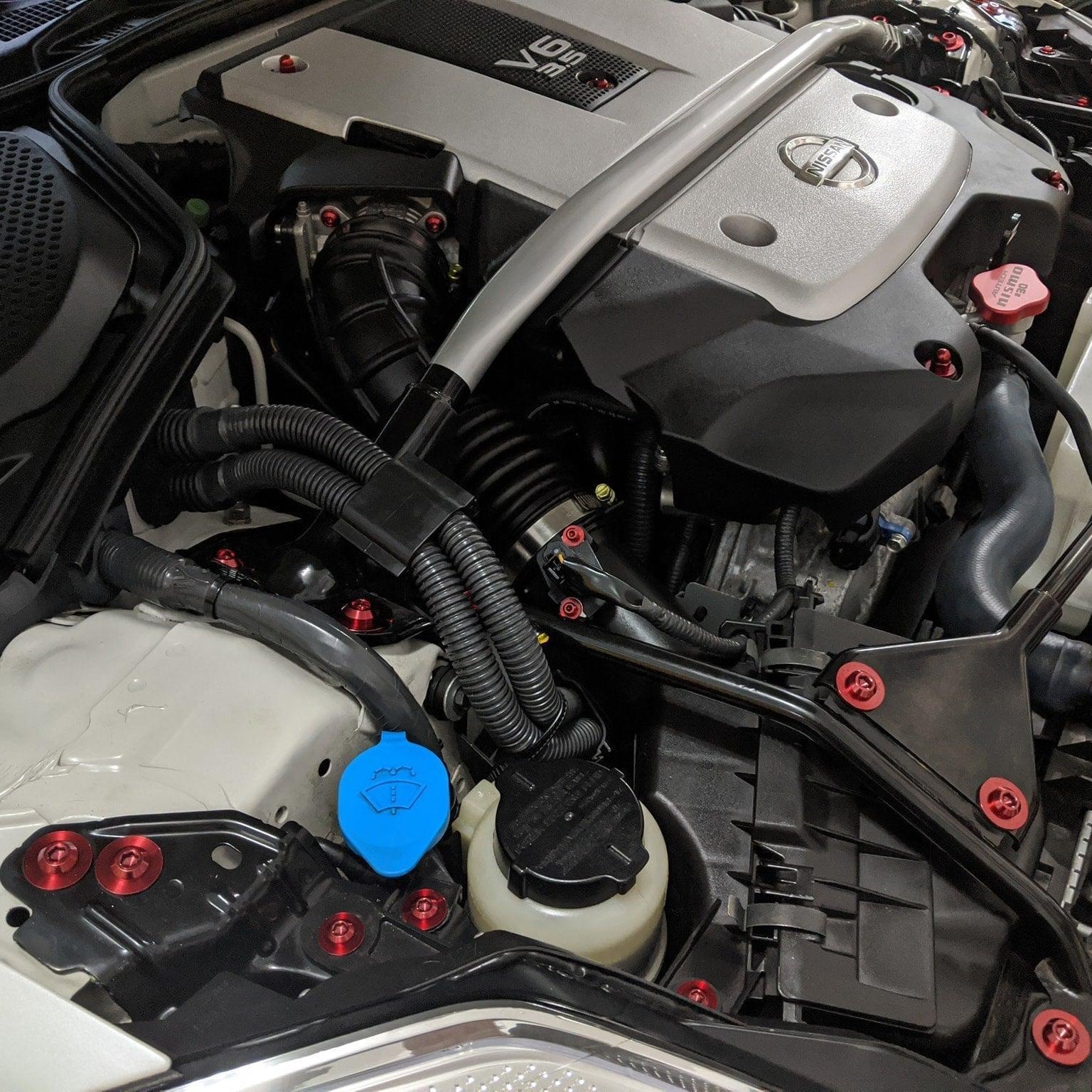 ZSPEC "Stage 3" Dress Up Bolts®/Fastener Kit for '03-'08 Nissan 350z DE & HR, Titanium - ZSPEC Design LLC - Hardware Fasteners - 350z, DE & HR, Fastener Kit, nissan, stage 3, titanium, z33 - zspecdesign.com