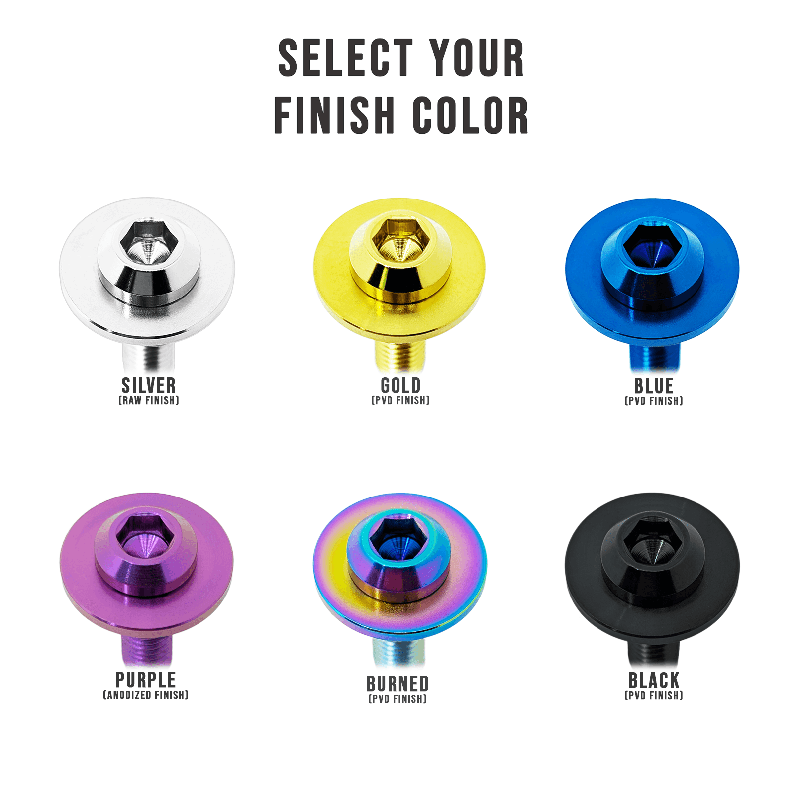 ZSPEC Dress Up Bolts® Hatch/Trunk-Area Fastener Kit for '17-23 Mazda CX-9, Titanium - ZSPEC Design LLC - Hardware Fasteners - cx-9, Fastener Kit, mazda - zspecdesign.com