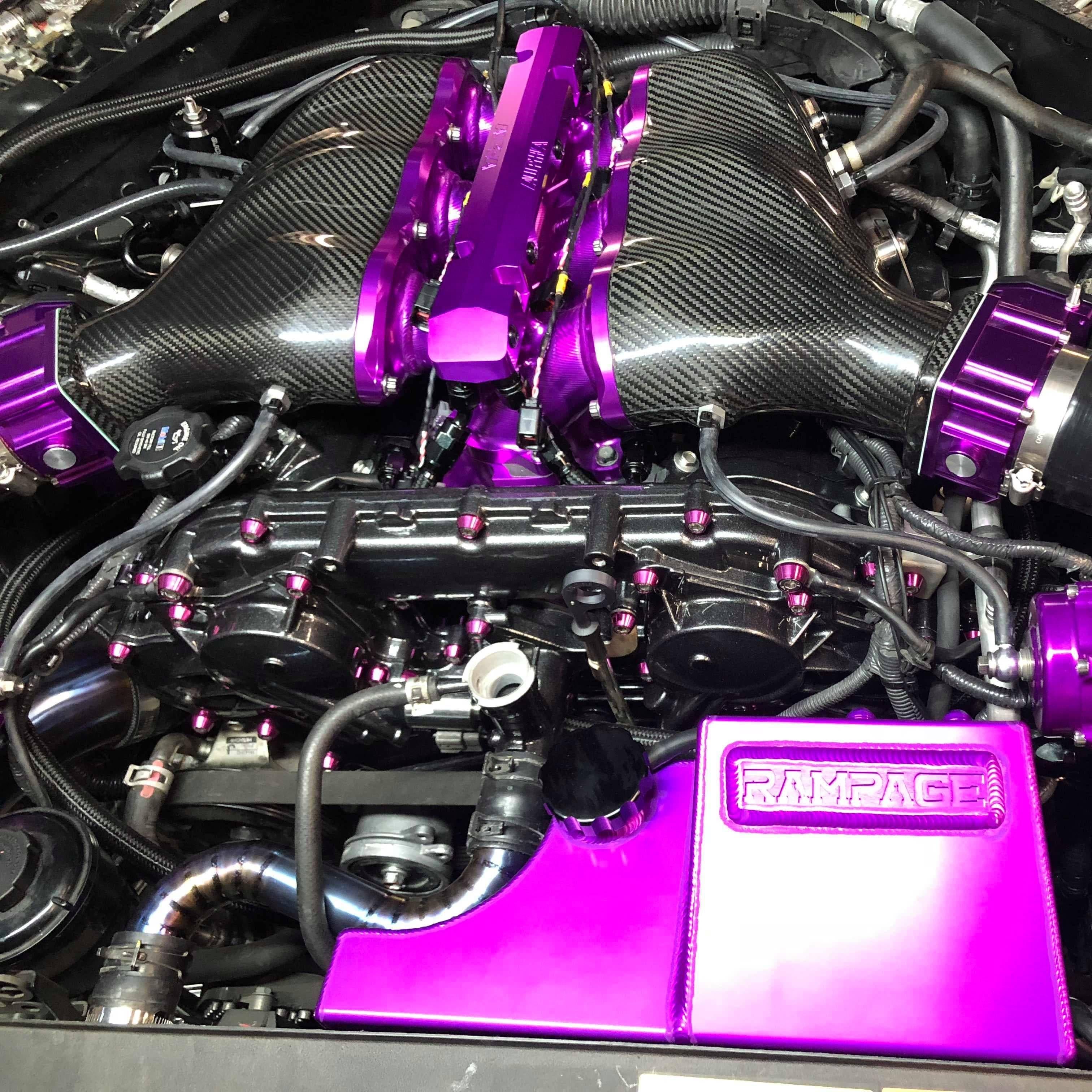 ZSPEC "Stage 2" Dress Up Bolts® Fastener Kit for '09-23 Nissan GTR (R35), Stainless & Billet - ZSPEC Design LLC - Hardware Fasteners - Fastener Kit, gt-r, gtr, stage 2 - zspecdesign.com