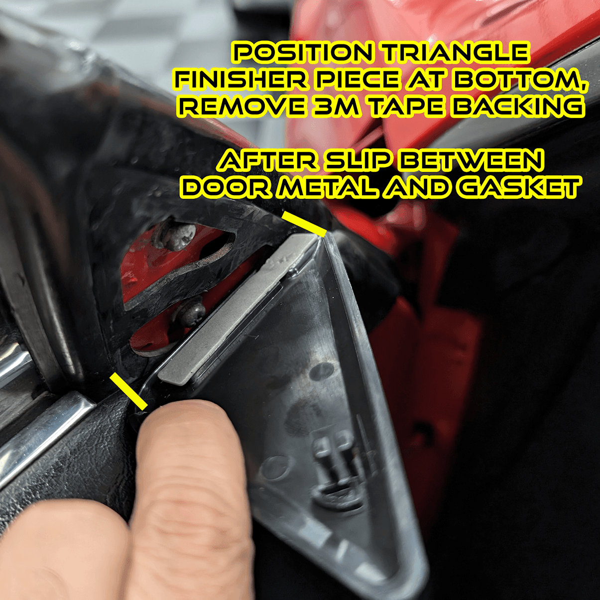 ZSPEC Z31 300zx Door Side-Mirror Interior Trim Covers, Black, Left & Right Side - ZSPEC Design LLC - Hardware Fasteners - locking, nisssan, t-top, z31, z31 t-top - zspecdesign.com