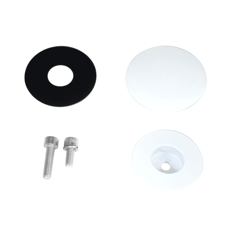ZSPEC 44mm Rear Wiper Hole-Cover/Cap/Plug, Weatherproof, fits holes 16mm-30mm, White - ZSPEC Design LLC - Hardware Fasteners - 300zx, 44mm, audi, delete, jeep, mini, mk4, mk5, mk6, mk7, mkiv, mkv, mustang, stealth, Supra MKV, vw, wiper - zspecdesign.com
