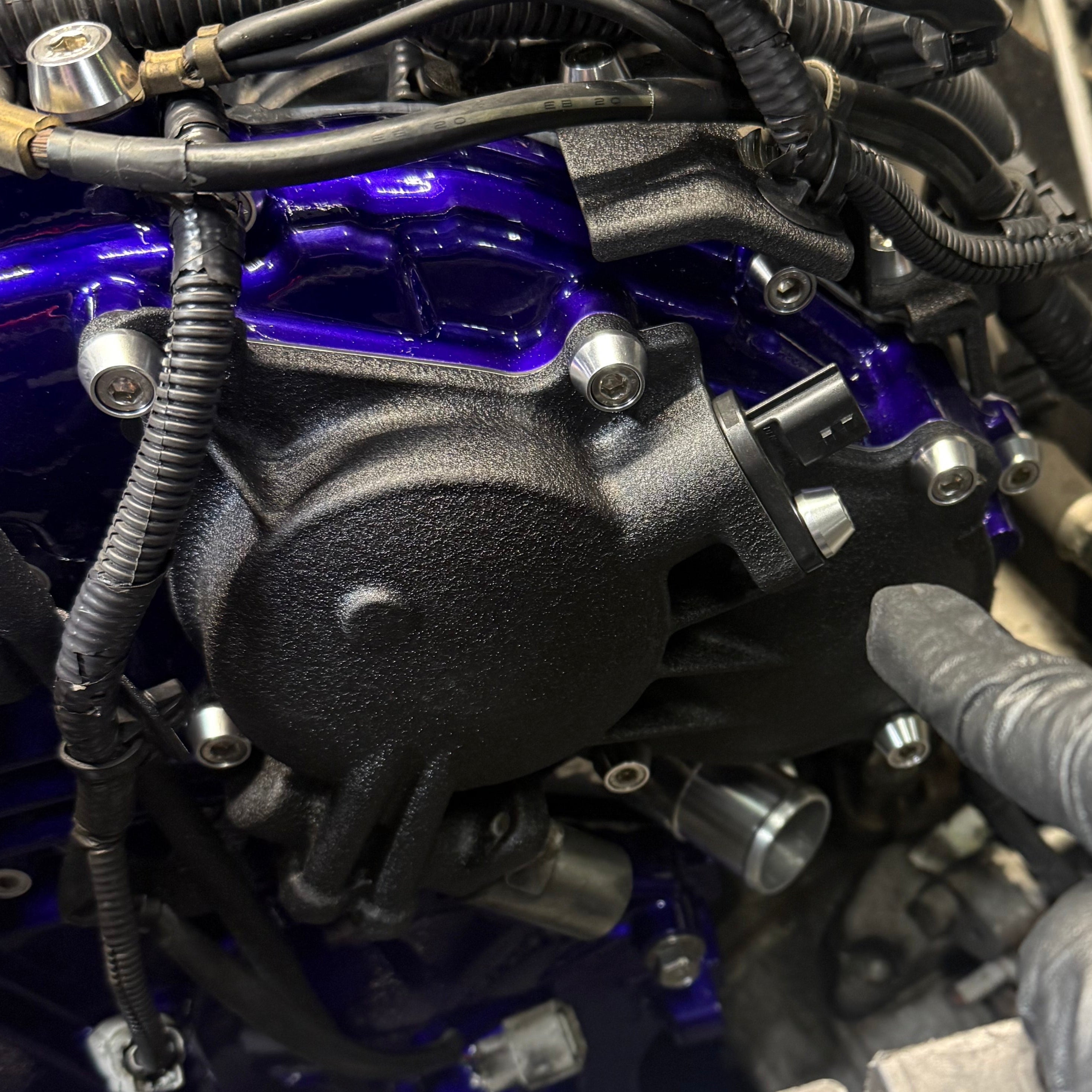 ZSPEC VQ37VHR Front-Engine Fastener Kit, 370z / G37, Stainless & Billet
SUS304 Stainless Fasteners w/ Billet 6061 Colored Washers, Bagged & Labeled by Area.