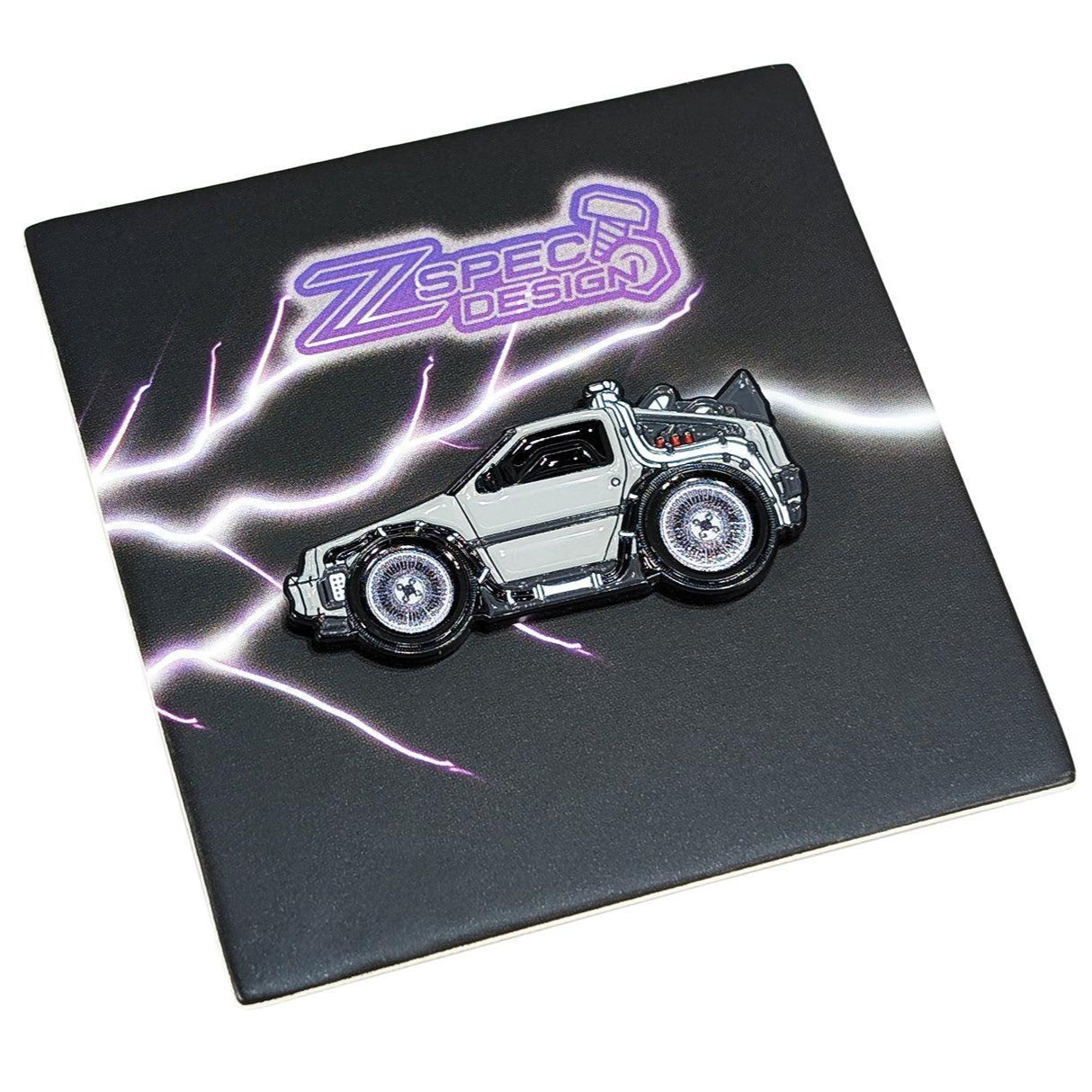 ZSPEC Collector Lapel / Hat Pin - DeLorean DMC-12 88mph - ZSPEC Design LLC - Pin - accessory, lapel, lifestyle, pin, saltflats, socal - zspecdesign.com