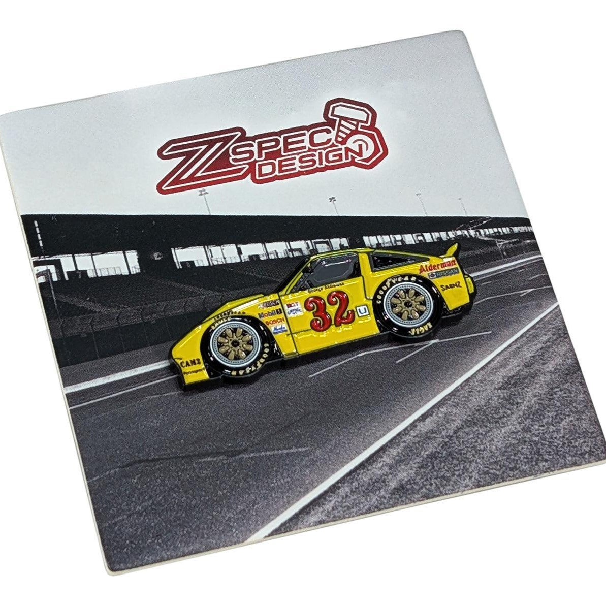 ZSPEC Collector Lapel / Hat Pin - #32 300zx Z31 Race Car - ZSPEC Design LLC - Pin - accessory, lapel, lifestyle, pin, saltflats, socal - zspecdesign.com
