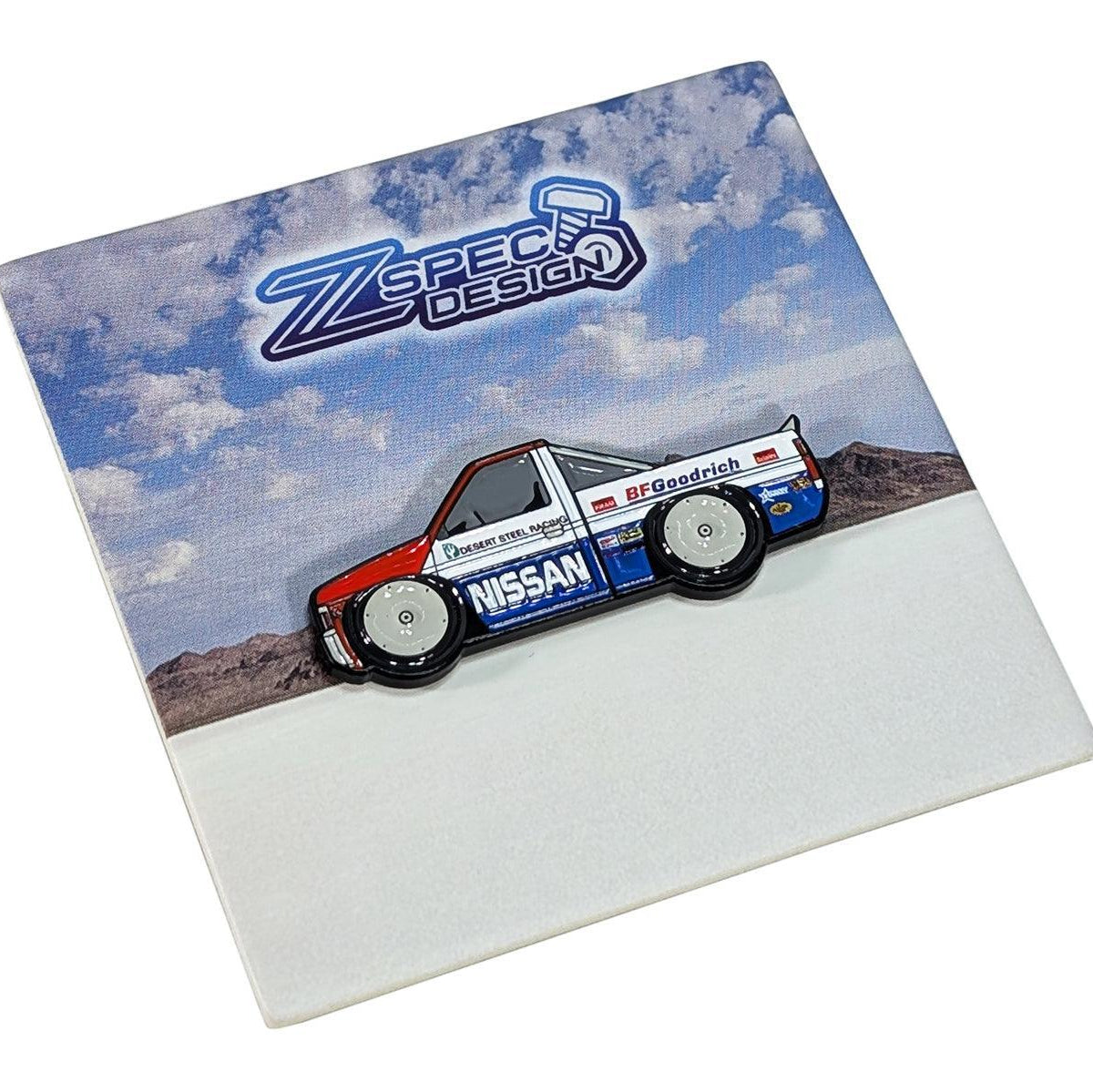 ZSPEC Collector Lapel / Hat Pin - D21 Race Truck - ZSPEC Design LLC - Pin - accessory, lapel, lifestyle, pin, saltflats, socal - zspecdesign.com