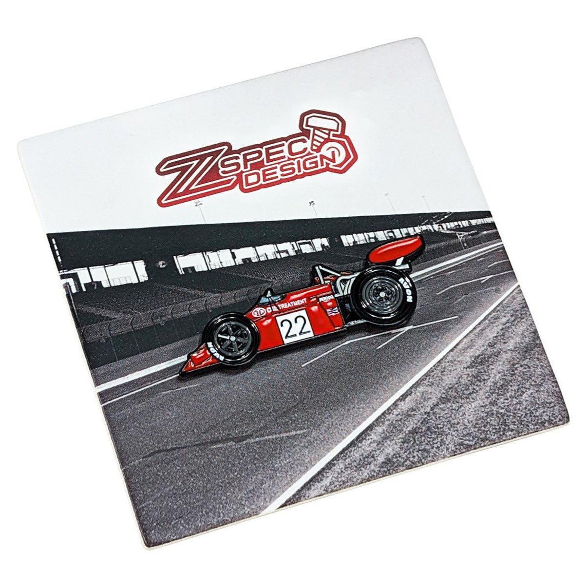 ZSPEC Collector Lapel / Hat Pin - Red Formula Racing Legend - ZSPEC Design LLC - Pin - accessory, lapel, lifestyle, pin - zspecdesign.com