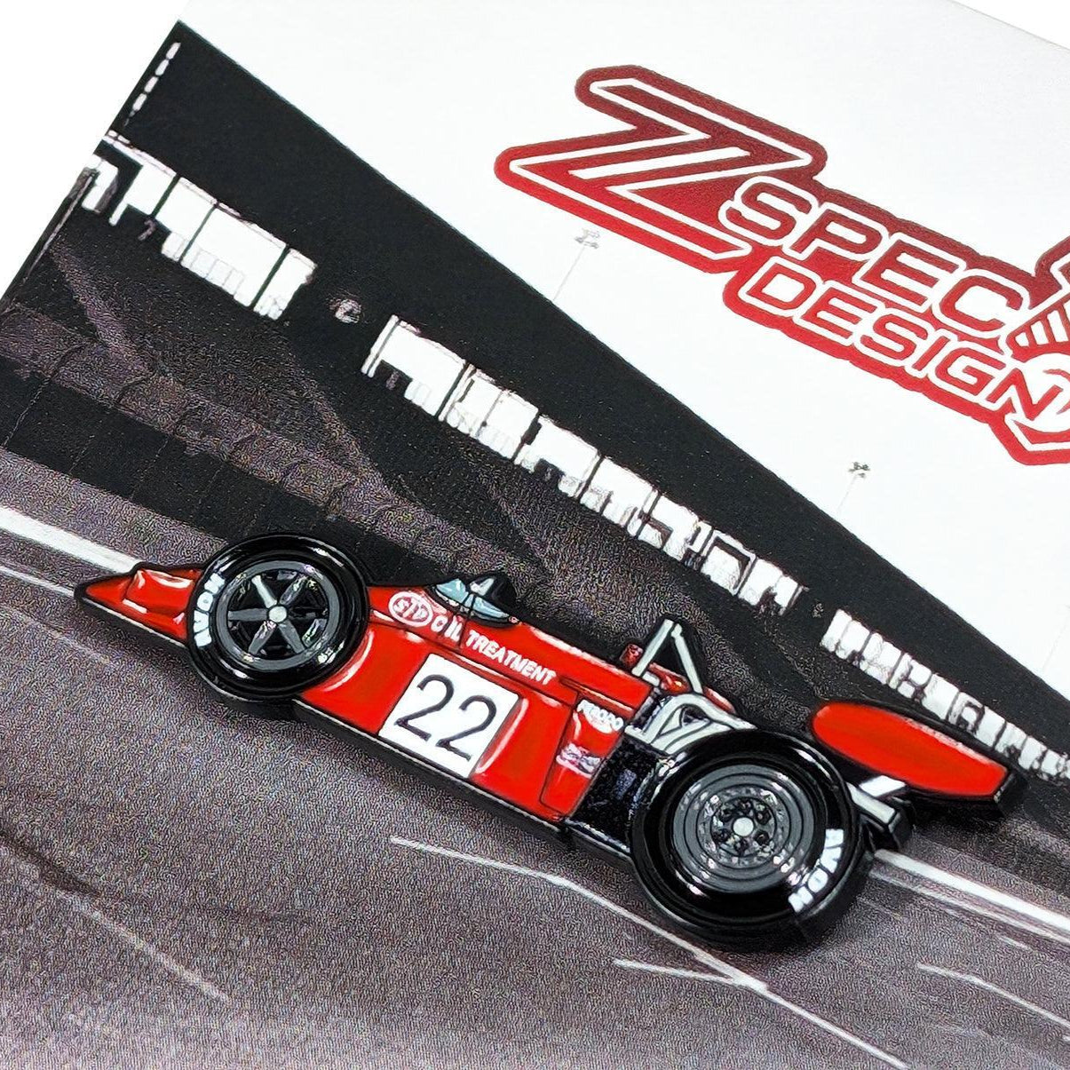 ZSPEC Collector Lapel / Hat Pin - Red Formula Racing Legend - ZSPEC Design LLC - Pin - accessory, lapel, lifestyle, pin - zspecdesign.com