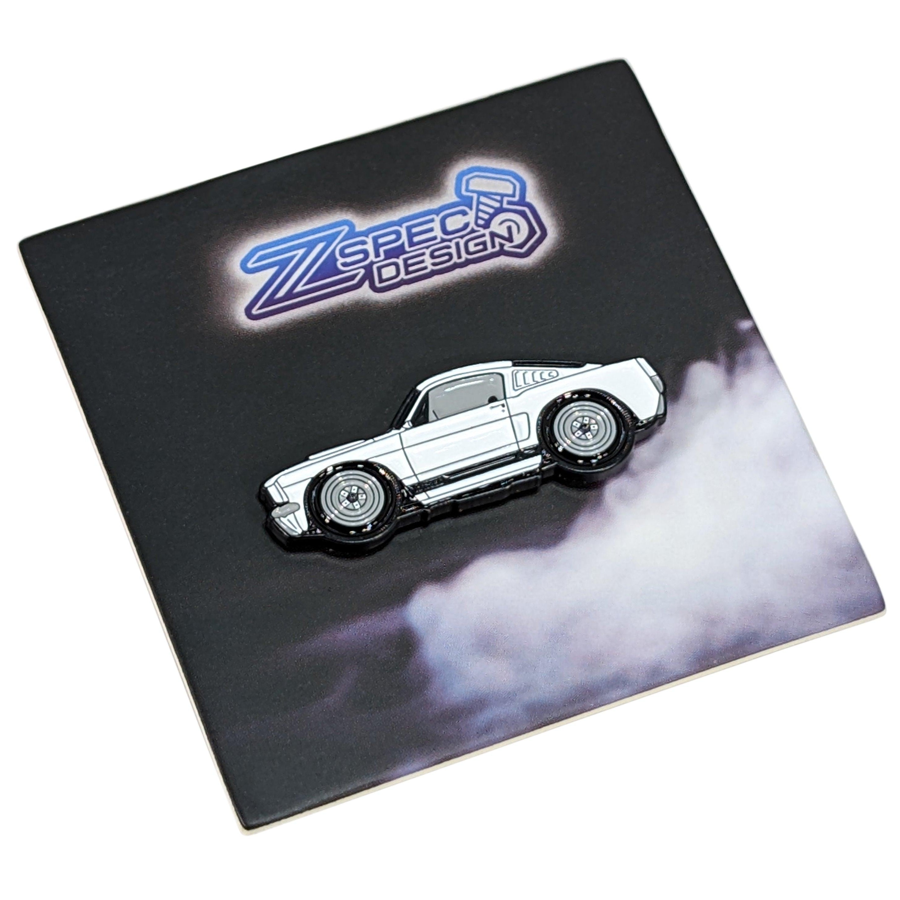 ZSPEC Collector Lapel / Hat Pin - GT350 Mustang Wimbledon White - ZSPEC Design LLC - Pin - accessory, lapel, lifestyle, pin - zspecdesign.com