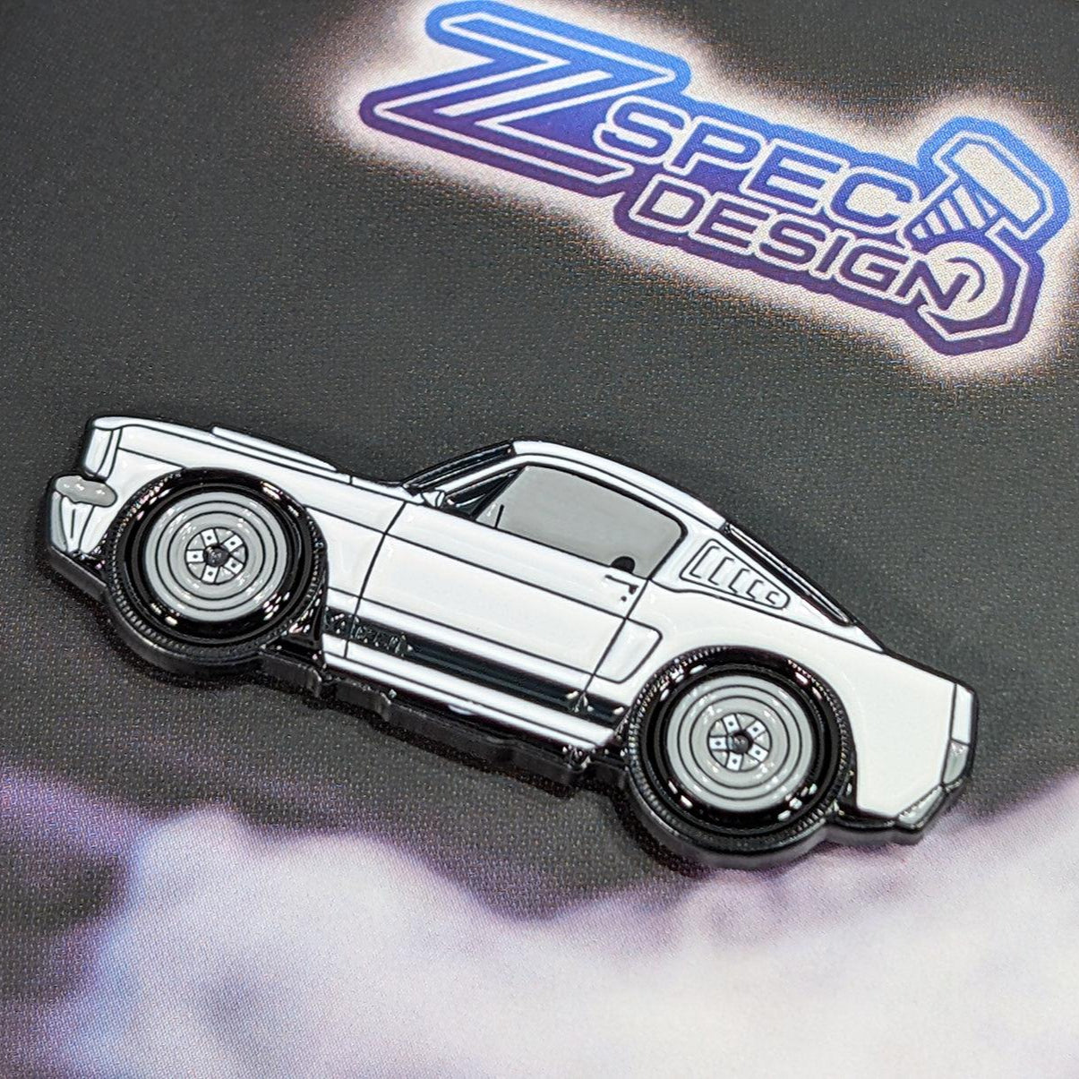 ZSPEC Collector Lapel / Hat Pin - GT350 Mustang Wimbledon White - ZSPEC Design LLC - Pin - accessory, lapel, lifestyle, pin - zspecdesign.com