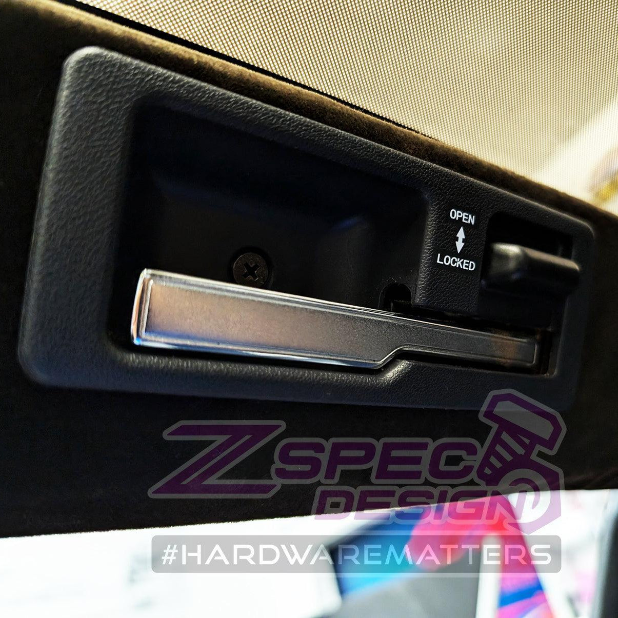 ZSPEC T-Top Handle Finisher Sets, Nissan 300zx Z31 - Bezels Only (no Buttons) - ZSPEC Design LLC - Hardware Fasteners - locking, nisssan, t-top, z31, z31 t-top - zspecdesign.com