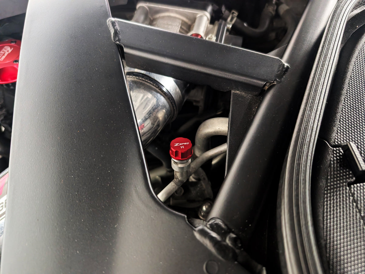 ZSPEC Billet AC Dress Up Caps Set, High & Low, for OEM R134 Systems