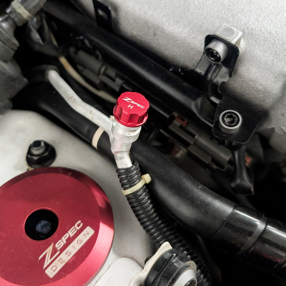 ZSPEC Billet AC Dress Up Caps Set, High & Low, for OEM R134 Systems