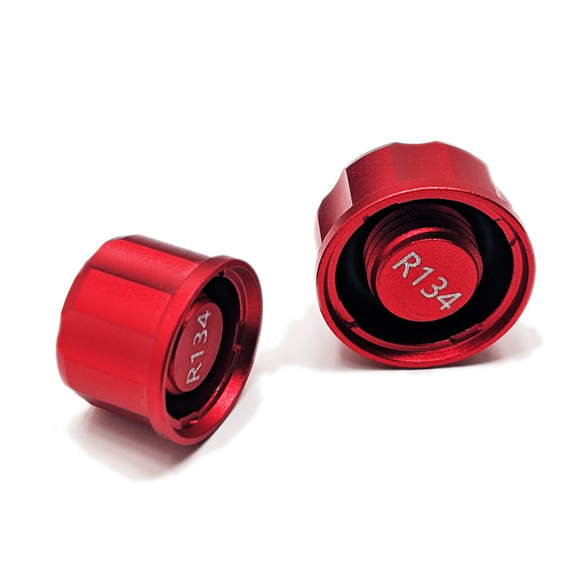 ZSPEC Billet AC Dress Up Caps Set, High & Low, for OEM R134 Systems