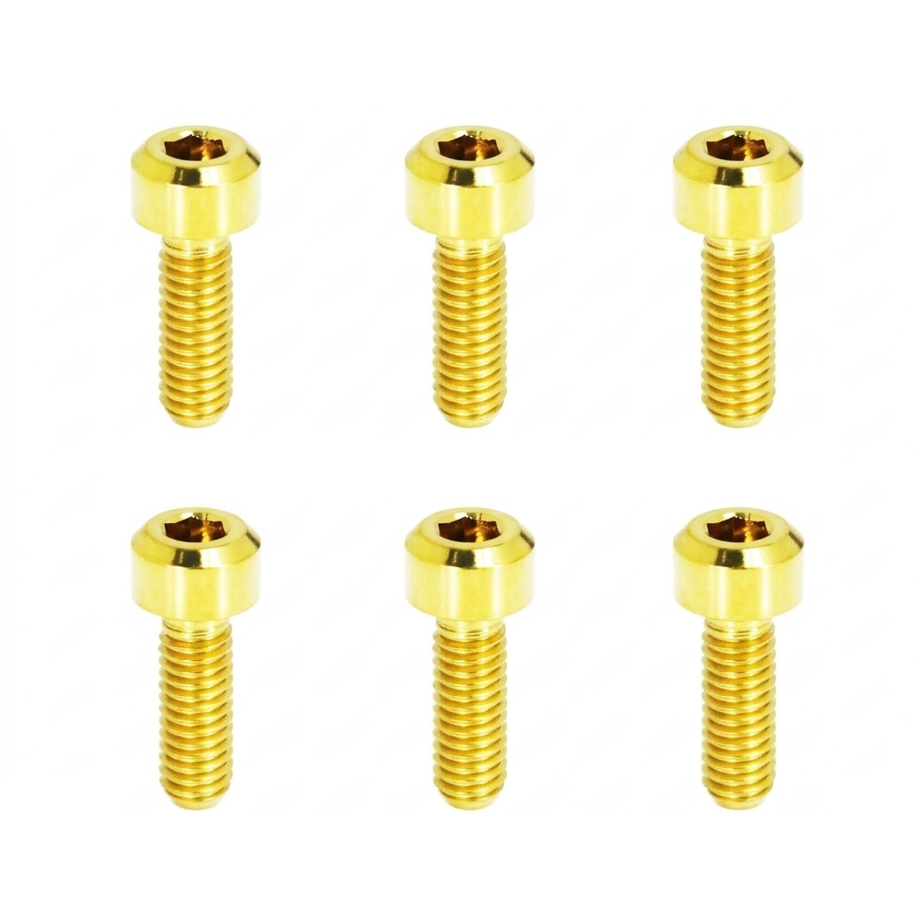 ZSPEC Steering Wheel Bolt Kit, M5-0.8x16mm SHSC, Titanium Grade-5, Six Bolts - ZSPEC Design LLC - Hardware Fasteners - Fastener Kit, m5, shsc, Steering, titanium - zspecdesign.com