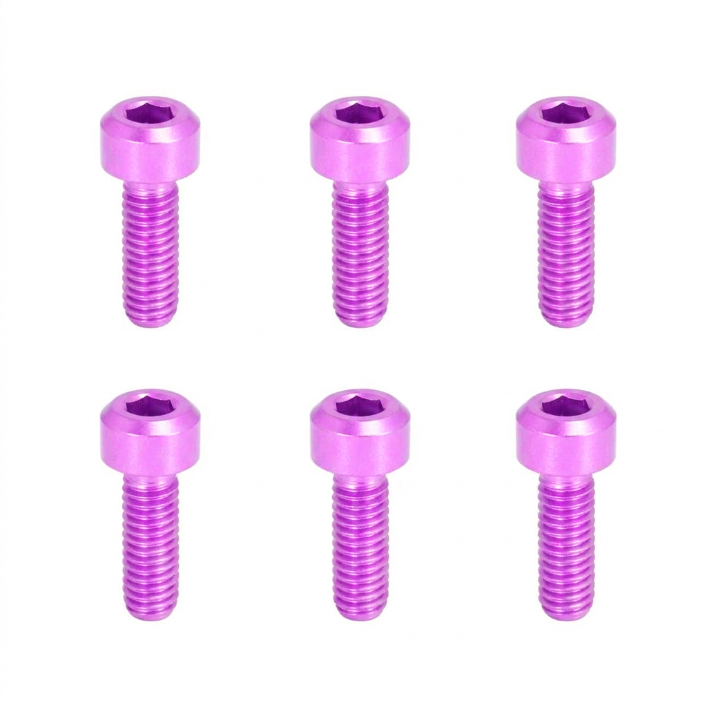 ZSPEC Steering Wheel Bolt Kit, M5-0.8x16mm SHSC, Titanium Grade-5, Six Bolts - ZSPEC Design LLC - Hardware Fasteners - Fastener Kit, m5, shsc, Steering, titanium - zspecdesign.com