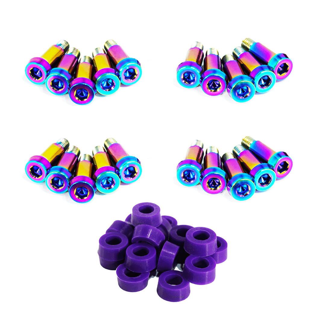 ZSPEC Shoulder-Bolt Timing Covers Fastener Kit for '84-89 Nissan 300zx Z31, Titanium - ZSPEC Design LLC - Hardware Fasteners - 300zx, Fastener Kit, nissan, shoulder-bolt, timing cover, z31 - zspecdesign.com