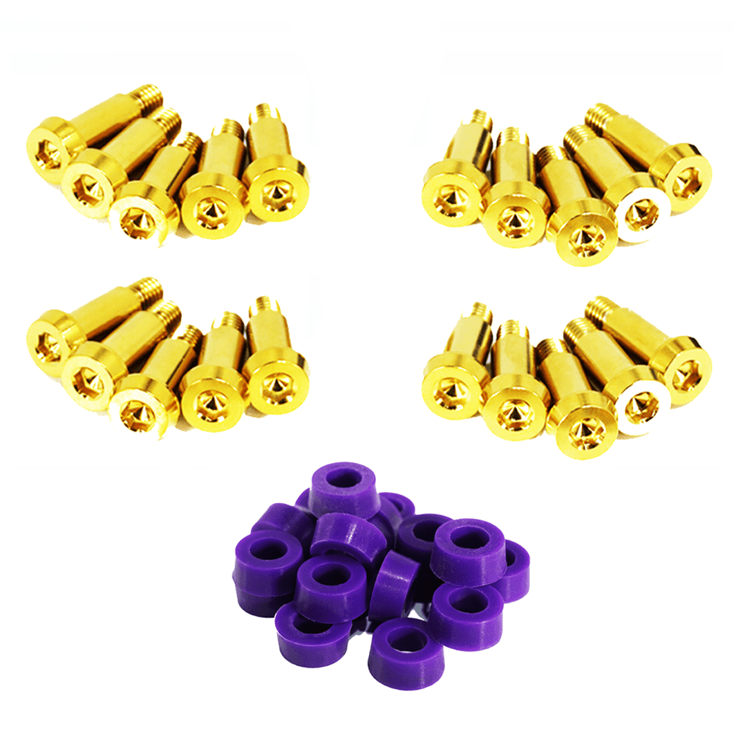 ZSPEC Shoulder-Bolt Timing Covers Fastener Kit for '84-89 Nissan 300zx Z31, Titanium - ZSPEC Design LLC - Hardware Fasteners - 300zx, Fastener Kit, nissan, shoulder-bolt, timing cover, z31 - zspecdesign.com