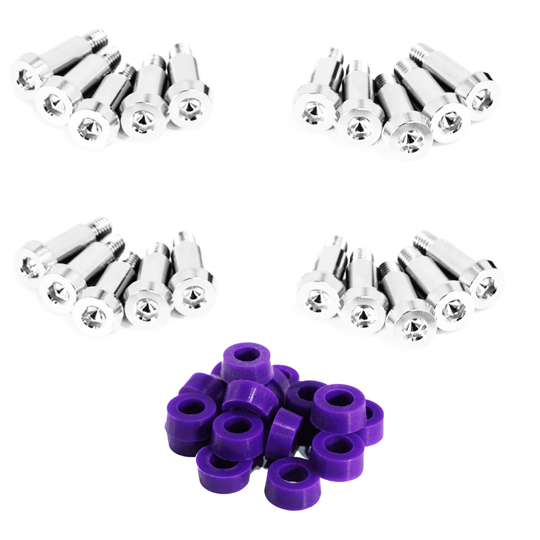 ZSPEC Shoulder-Bolt Timing Covers Fastener Kit for '84-89 Nissan 300zx Z31, Titanium - ZSPEC Design LLC - Hardware Fasteners - 300zx, Fastener Kit, nissan, shoulder-bolt, timing cover, z31 - zspecdesign.com