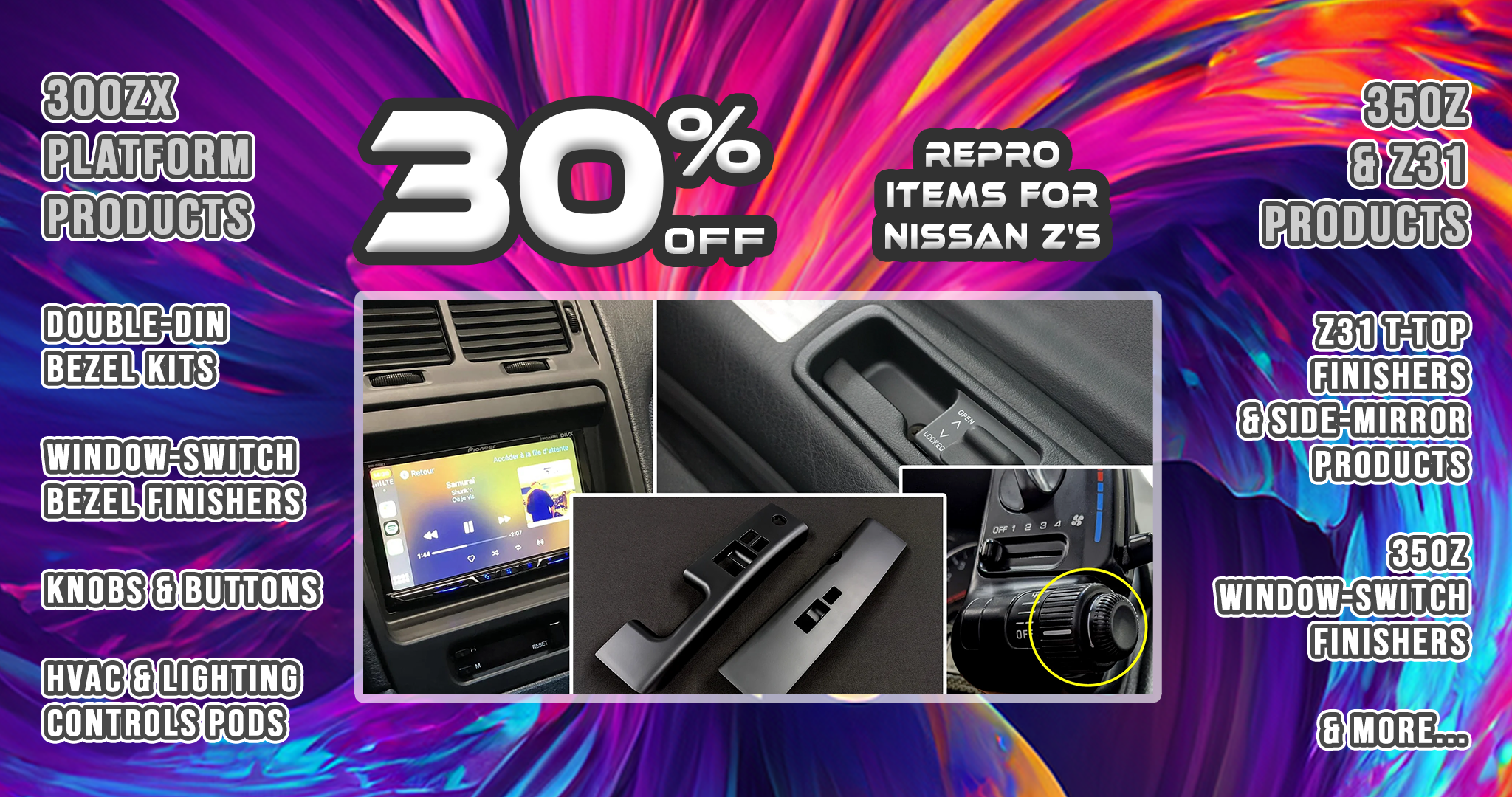 ZSPEC Black Friday - Hardware, Billet Caps, Car Pins, Apparel and more - ZSPEC Design LLC