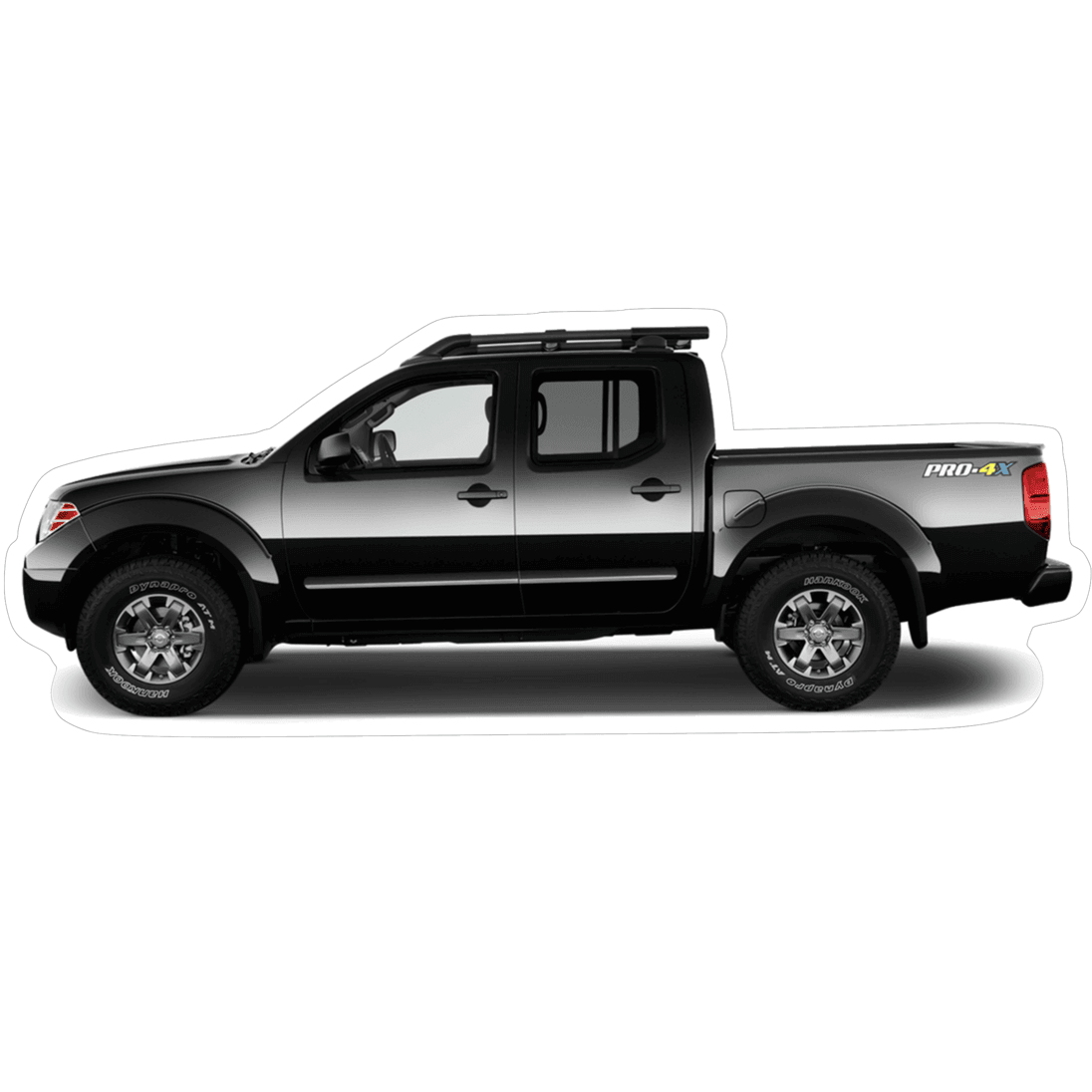 Nissan Frontier Pro-4X Truck Vinyl Decal / Sticker, 4.9" x 1.9" - ZSPEC Design LLC - Decals - 350z, Decal, lifestyle, nismo, nissan, sticker, z33 - zspecdesign.com