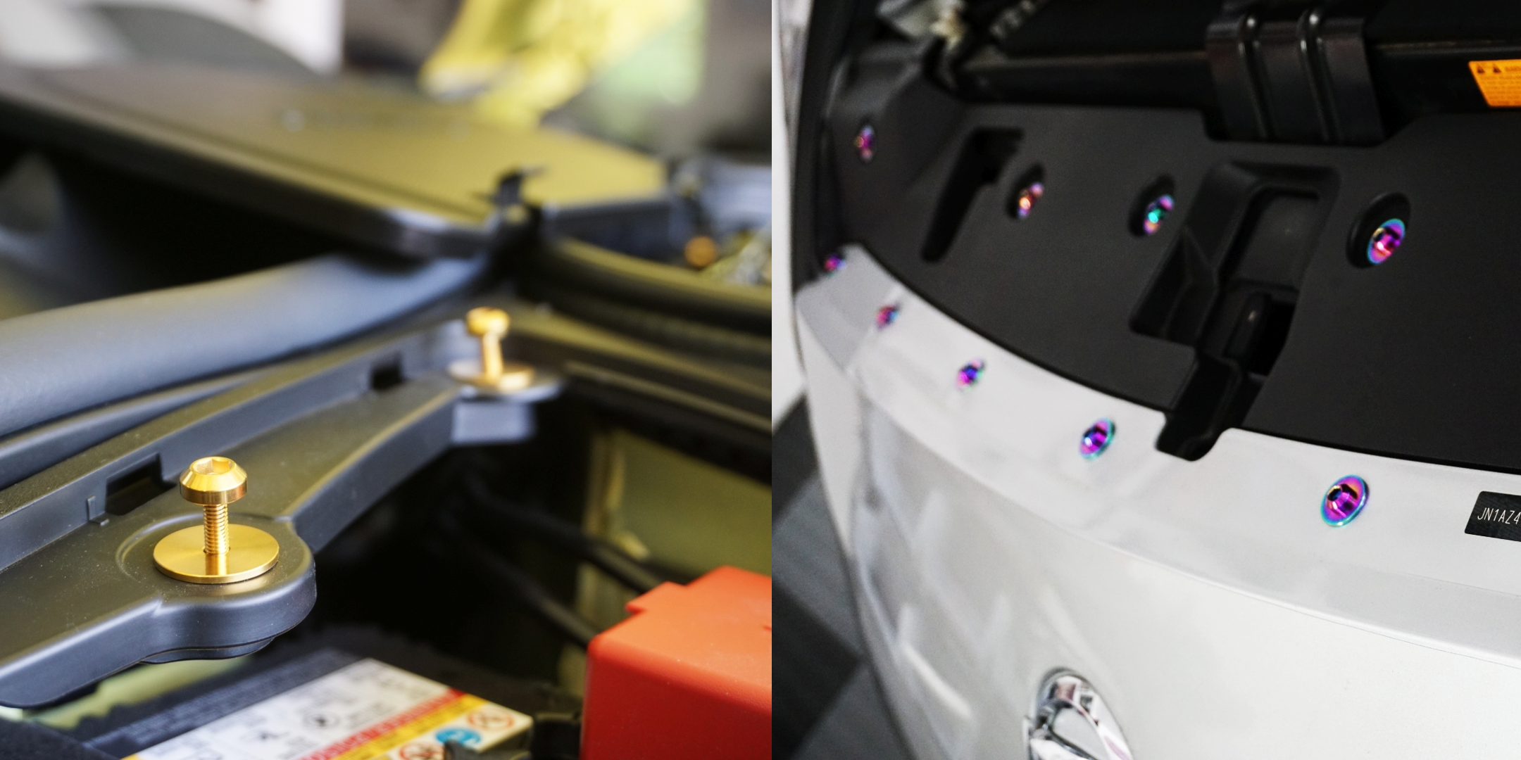 ZSPEC Design Nissan 300zx 350z 370z RZ34 Z Dress Up Bolts Fasteners Washers Titanium Stainless Billet Aluminum