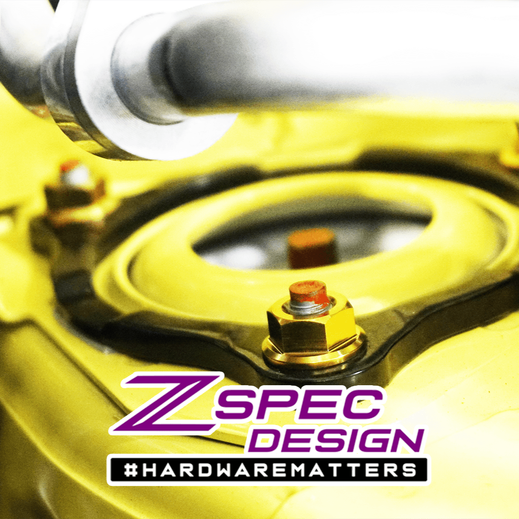 ZSPEC Shock Tower Nuts for '23+ Nissan Z, Titanium - ZSPEC Design LLC - Hardware Fasteners - 350z, 370z, g35, g37, RZ34 not 400z zspecdesign.com