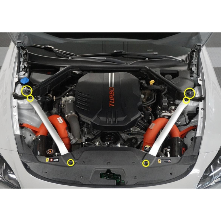 ZSPEC Struts & Struts Tower Brace Fasteners for '18+ Stinger GT, Titanium - ZSPEC Design LLC - Hardware Fasteners - Fastener Kit, gt, stinger, titanium - zspecdesign.com