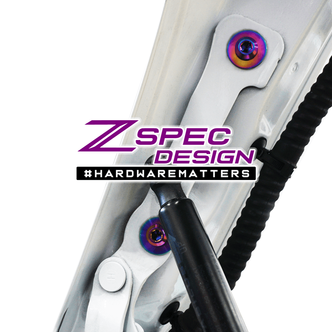 ZSPEC "Stage 2" Dress Up Bolts® Fastener Kit for the Tesla Model 3, Grade-5 Titanium - ZSPEC Design LLC - Hardware Fasteners - Fastener Kit, model 3, model3, stage 2, tesla, Washer Color - zspecdesign.com