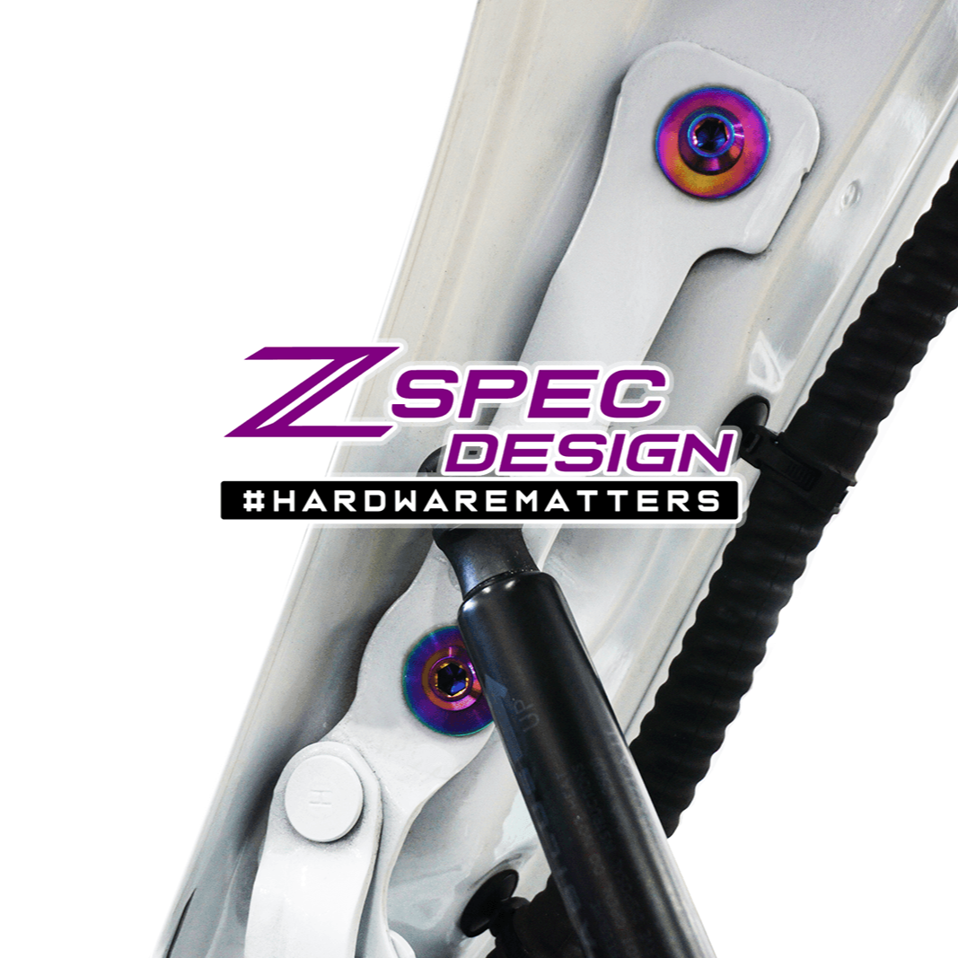 ZSPEC "Stage 2" Dress Up Bolts® Fastener Kit for the Tesla Model 3, Grade-5 Titanium - ZSPEC Design LLC - Hardware Fasteners - Fastener Kit, model 3, model3, stage 2, tesla, Washer Color - zspecdesign.com