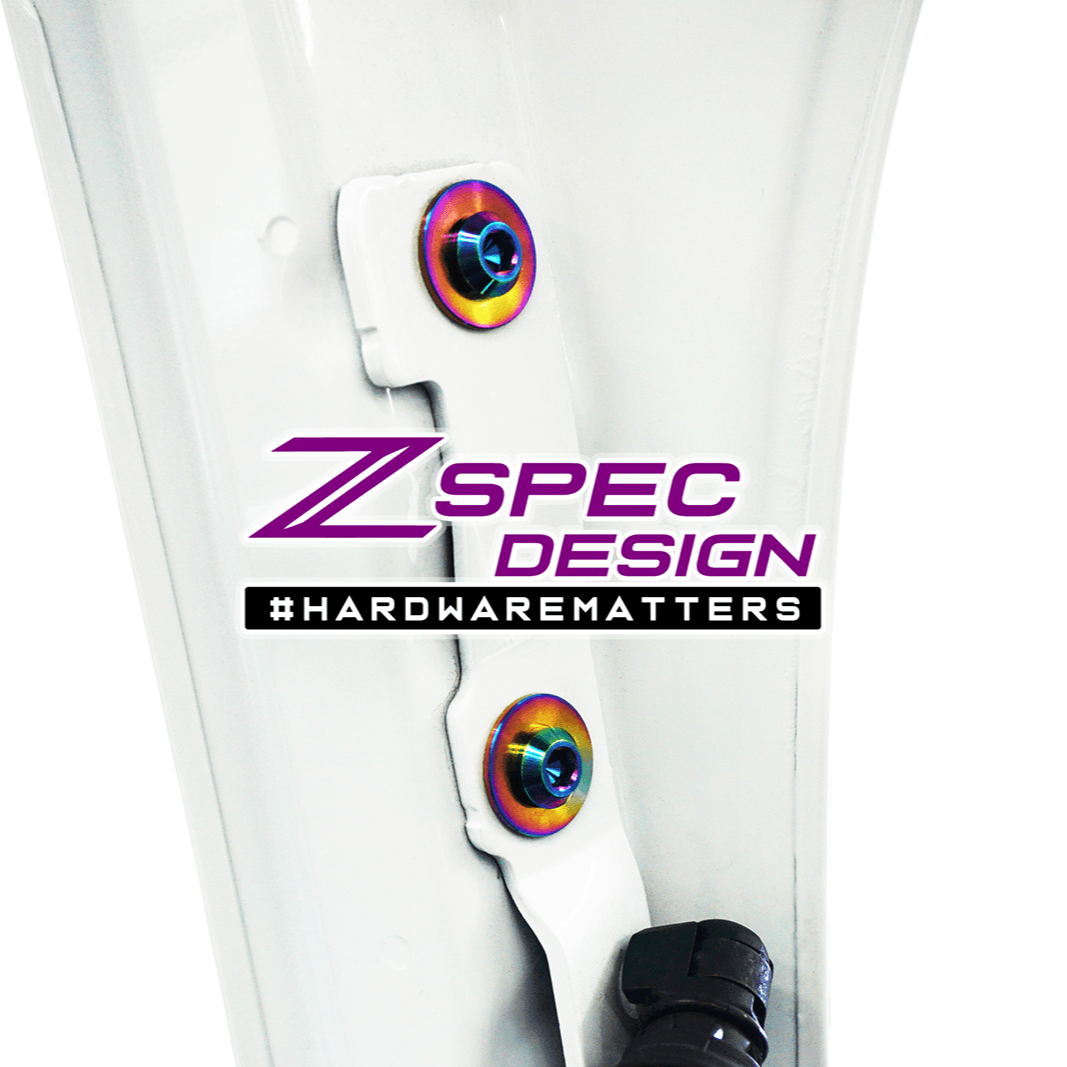 ZSPEC "Stage 2" Dress Up Bolts® Fastener Kit for the Tesla Model 3, Grade-5 Titanium - ZSPEC Design LLC - Hardware Fasteners - Fastener Kit, model 3, model3, stage 2, tesla, Washer Color - zspecdesign.com
