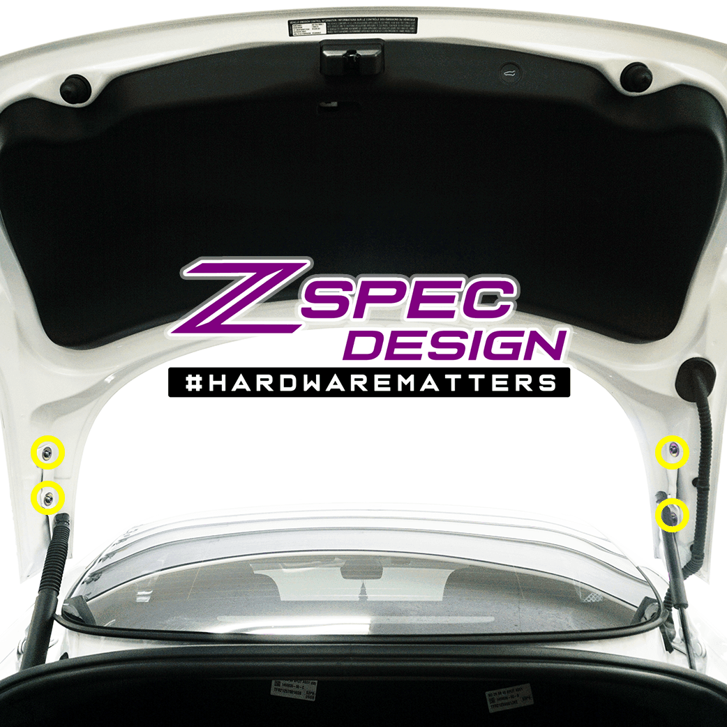 ZSPEC "Stage 2" Dress Up Bolts® Fastener Kit for the Tesla Model 3, Grade-5 Titanium - ZSPEC Design LLC - Hardware Fasteners - Fastener Kit, model 3, model3, stage 2, tesla, Washer Color - zspecdesign.com