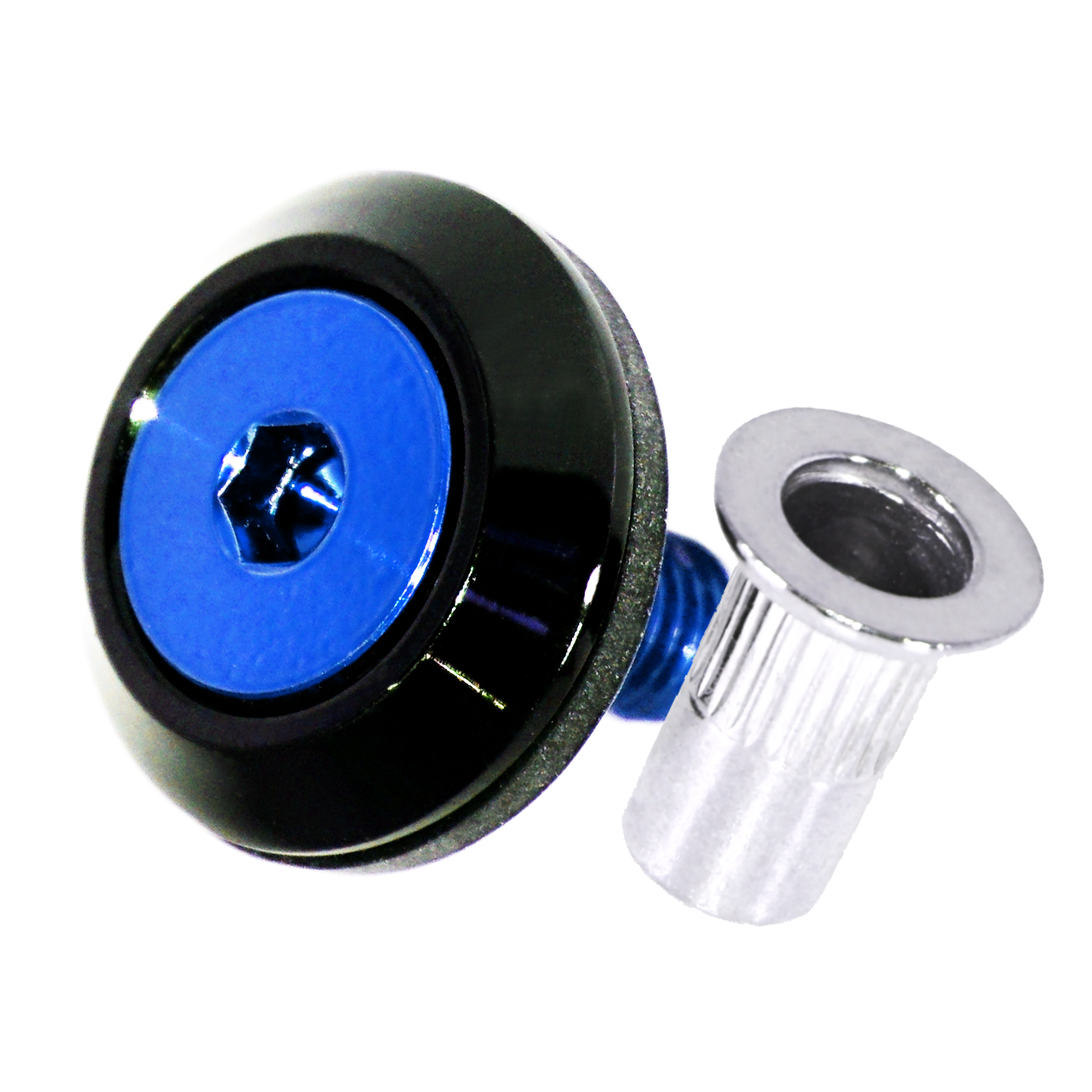 ZSPEC Low-Profile Body Kit Fastener, M5x20mm Titanium & Billet w/RIVET NUT, Sold per Each - ZSPEC Design LLC - Hardware Fasteners - 44-pack, abflug, aimgain, amuse, auto veloce, body, body hardware, body kit, clinched, damd, Do-Luck, fender, flare, fujimura, greddy, hamann, hks, ings+1, knight sports, kuhl, lbw, liberty walk, m-sports, m5, novitec, pandem, per each, rocket bunny, rowen, sense, street hunter, titanium, twinz, veilside, zele, zero sports - zspecdesign.com