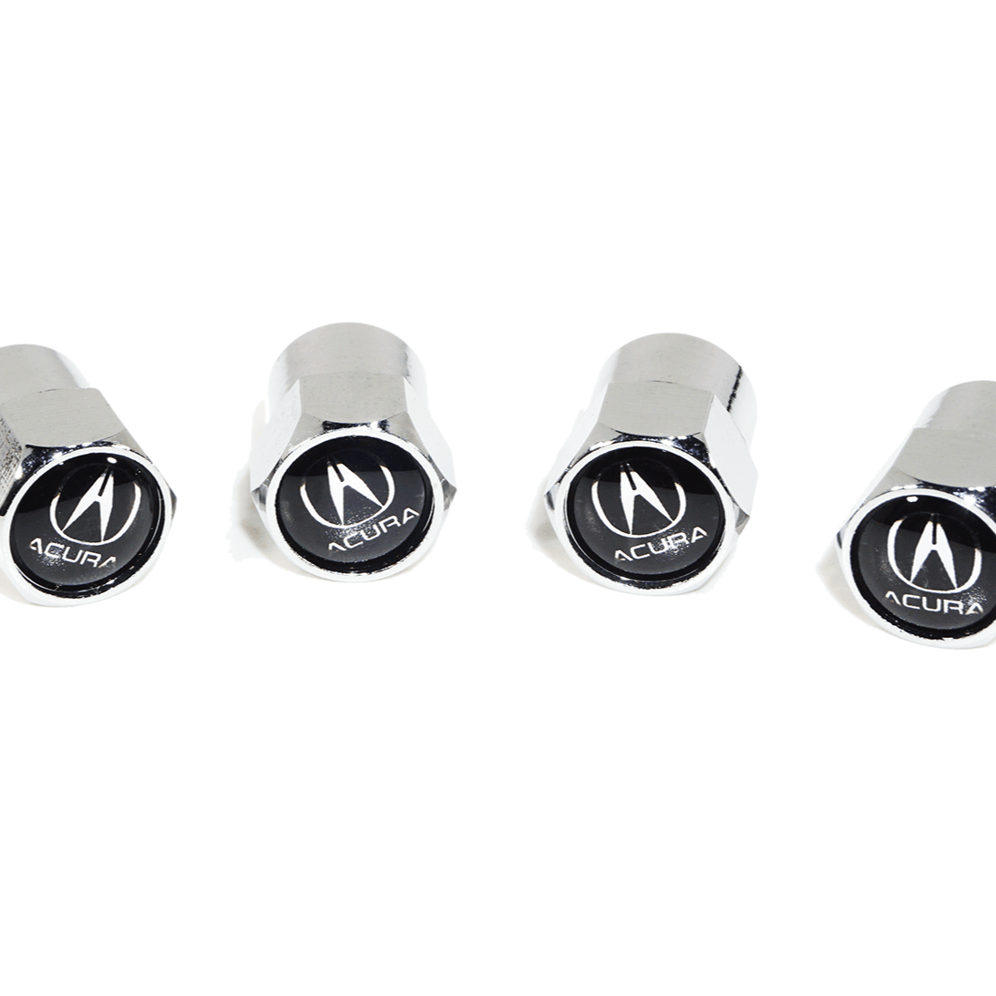 Chrome Valve Stem Tire Caps, Style: Acura - ZSPEC Design LLC - Hardware Fasteners - Acura, cap, tire - zspecdesign.com