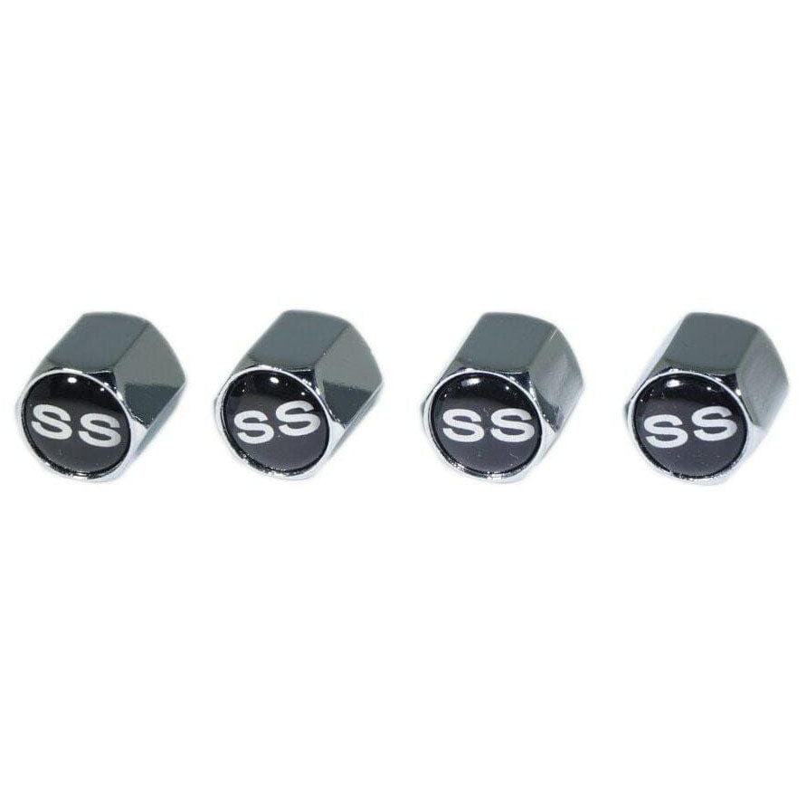 Chrome Valve Stem Tire Caps, Style: GM SS-Style - ZSPEC Design LLC - Hardware Fasteners - cap, GM, SS-Style, tire - zspecdesign.com