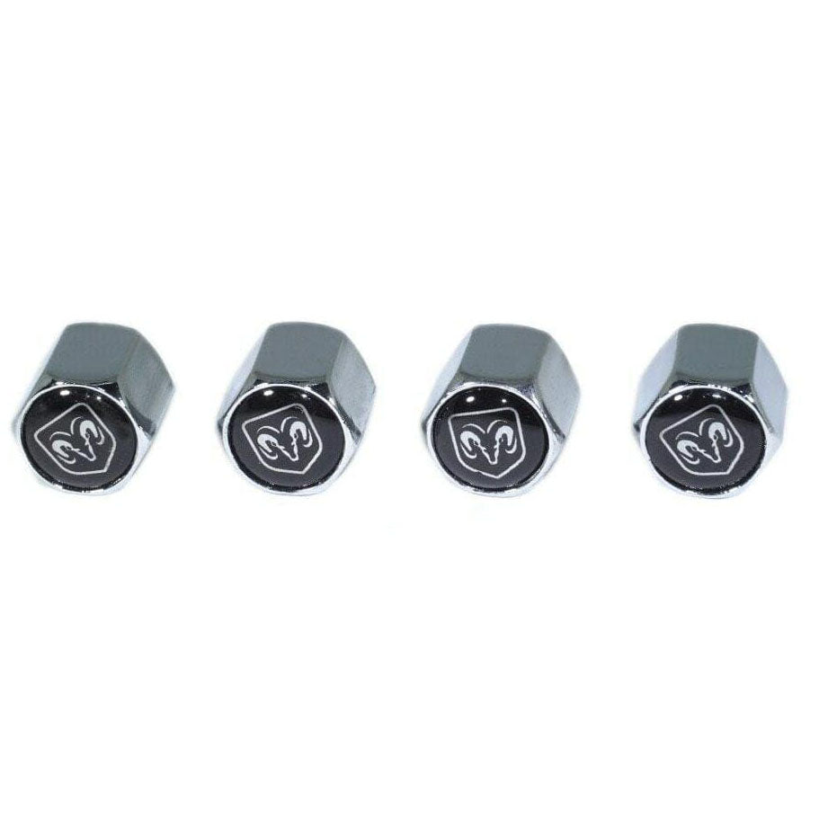 Chrome Valve Stem Tire Caps, Style: Dodge RAM - ZSPEC Design LLC - Hardware Fasteners - cap, Dodge, RAM, tire - zspecdesign.com