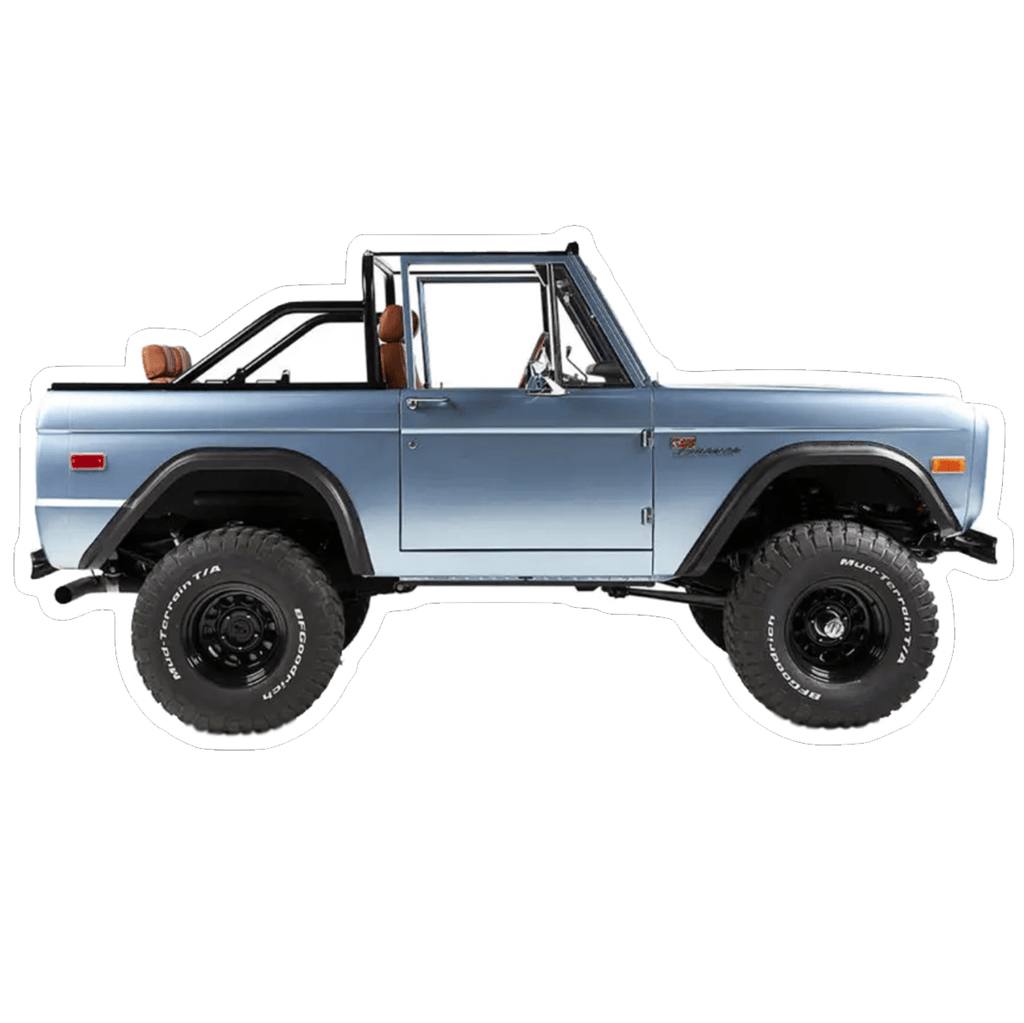Broncoページ Ford Bronco Early-Model Vinyl Decal / Sticker, Blue | ZSPEC Design LLC