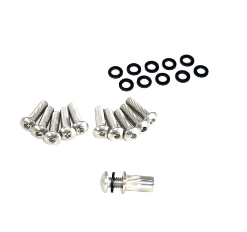 ZSPEC Button-Head Body Kit Fastener, M5x20mm Stainless w/Rivet Nut, Per Each - ZSPEC Design LLC - Hardware Fasteners - 60-pack, body, body hardware, Fastener, m5, per each, titanium - zspecdesign.com
