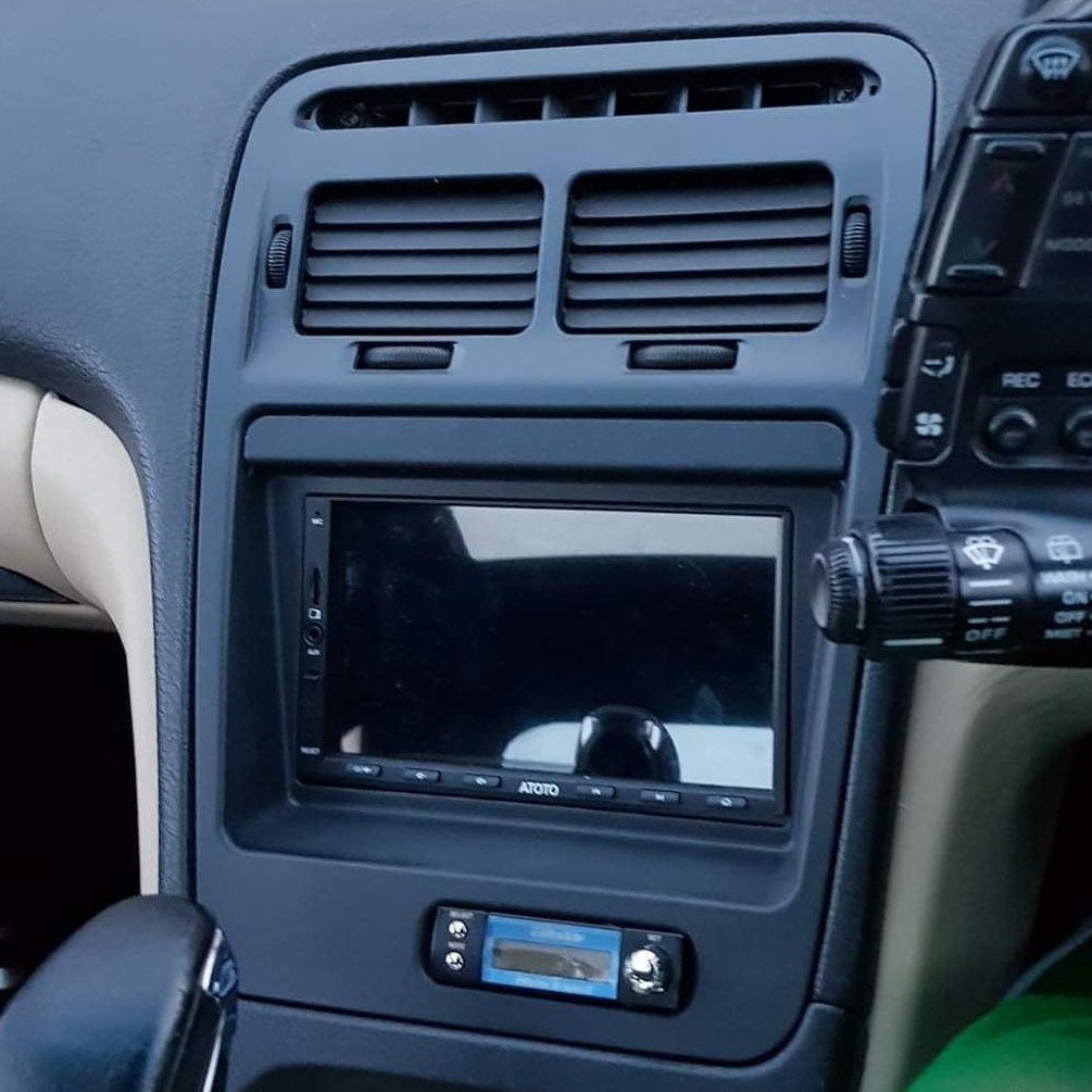 ZSPEC RHD Double-Din Radio Bezel Face-Plate for Nissan Z32 300zx, Bezel-ONLY - ZSPEC Design LLC - Hardware Fasteners - 300zx, din, double, lhd, nissan, repro, stereo, z32 - zspecdesign.com