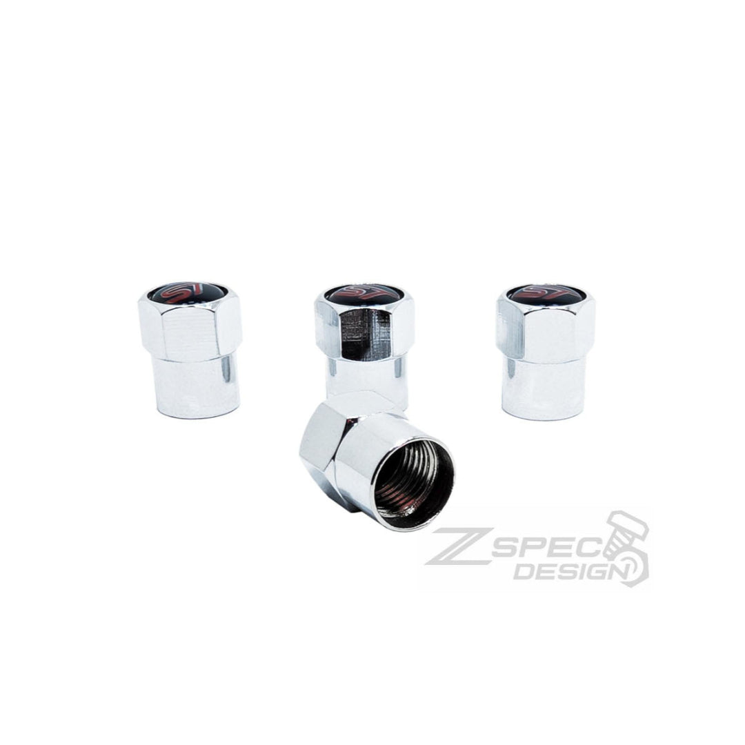 Chrome Valve Stem Tire Caps, "ST" style, for Focus, Fiesta others
Tires Wheels Rims Upgrade Dress Up Hardware Car Show Ready Engine Bay Headlights Brackets