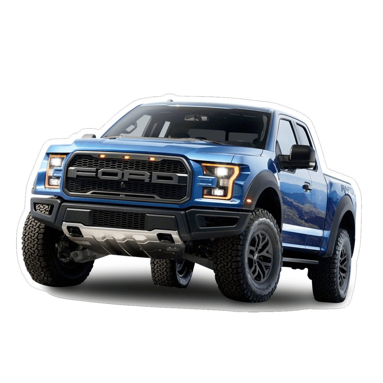 Ford 150 Raptor Vinyl Decal / Sticker, Blue - ZSPEC Design LLC - Decals - Decal, lifestyle, sticker - zspecdesign.com