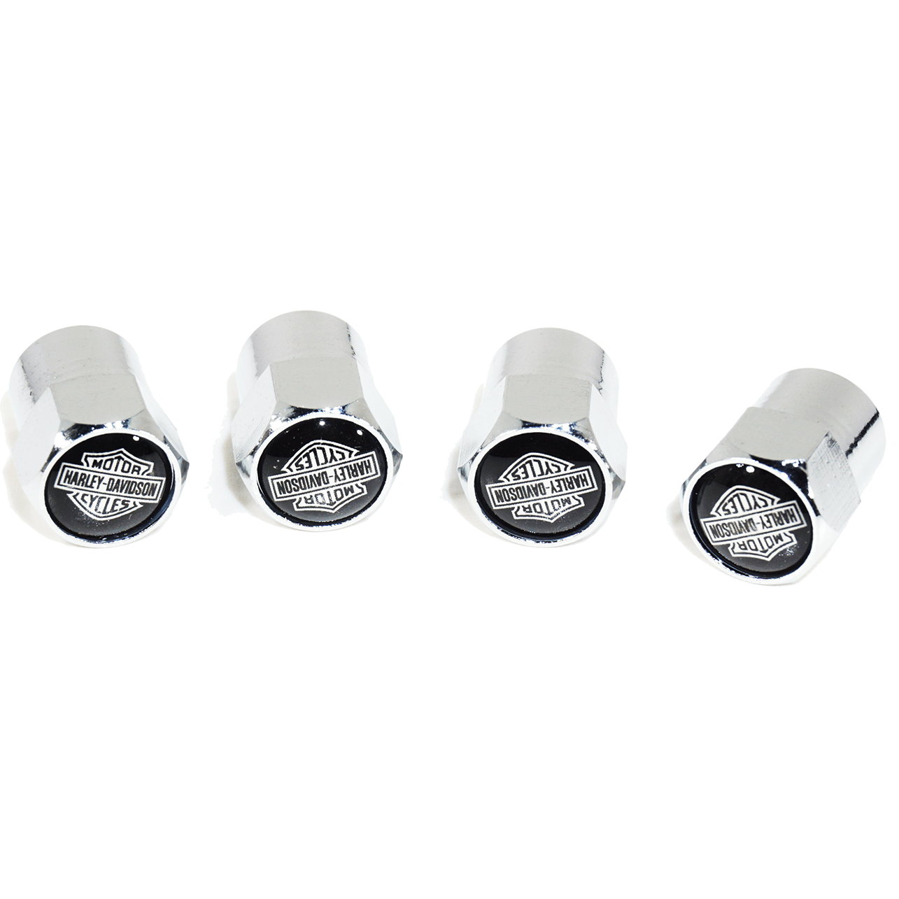 Chrome Valve Stem Tire Caps, Style: Harley Davidson - ZSPEC Design LLC - Hardware Fasteners - cap, ford, fordgt, tire - zspecdesign.com