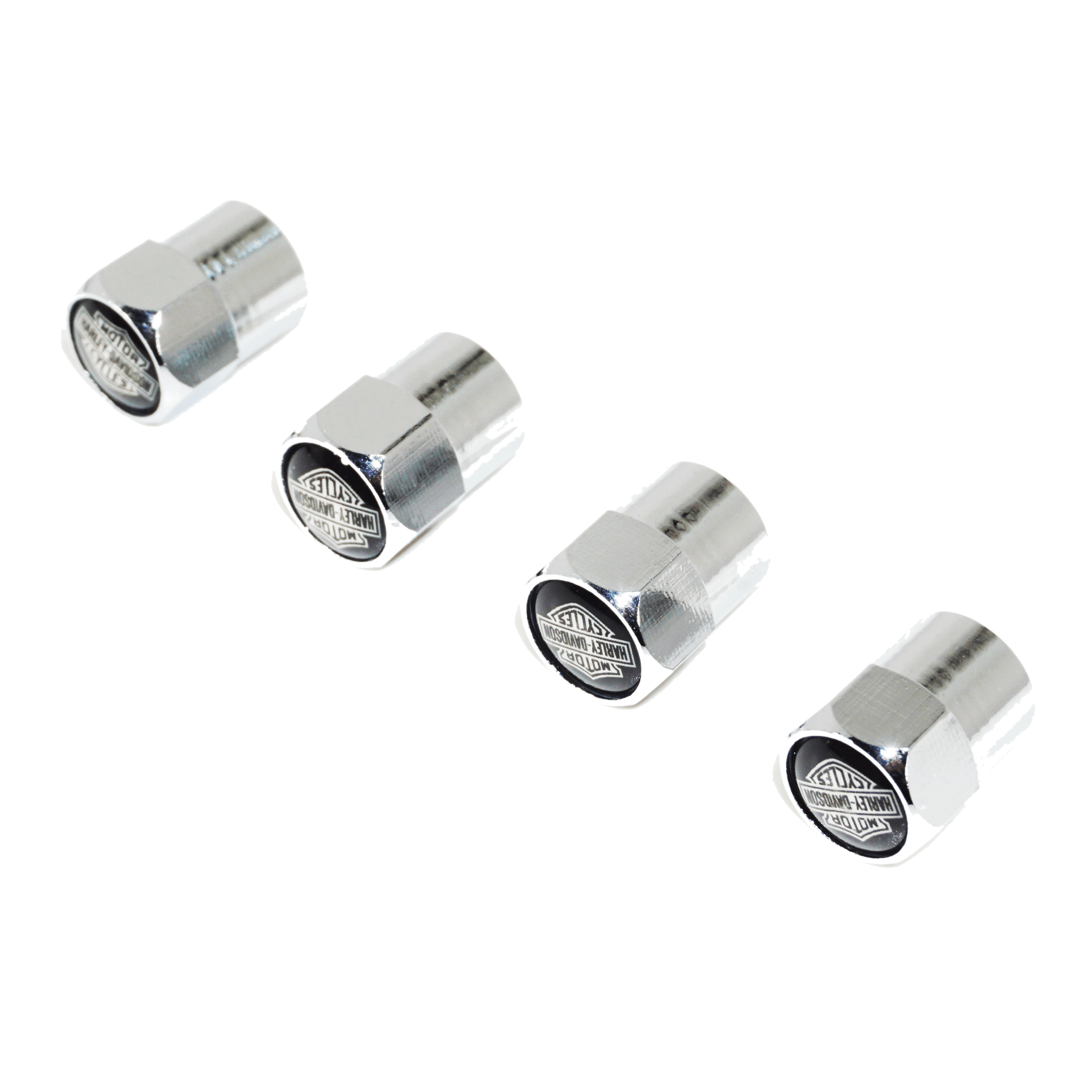 Chrome Valve Stem Tire Caps, Style: Harley Davidson - ZSPEC Design LLC - Hardware Fasteners - cap, ford, fordgt, tire - zspecdesign.com