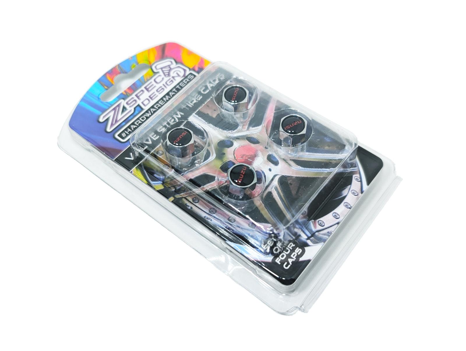 Chrome Valve Stem Tire Caps, Isuzu Style | ZSPEC Design LLC
Tires Wheels Rims Upgrade Dress Up Hardware Car Show Ready Engine Bay Headlights Brackets