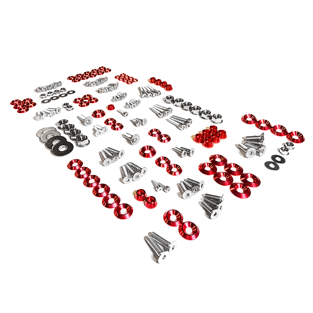 ZSPEC Stage-2 Dress Up Bolts® Fastener Kit for '15-23 Ford Mustang GT500 S550, Stainless & Billet - ZSPEC Design LLC - Hardware Fasteners - Fastener Kit, ford, mustang, s550, stage 2 - zspecdesign.com