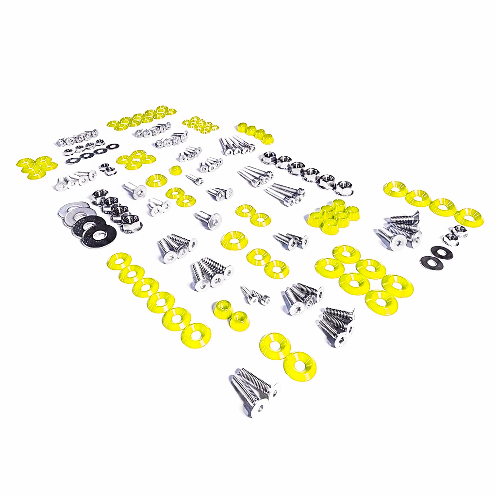 ZSPEC Stage-2 Dress Up Bolts® Fastener Kit for '15-23 Ford Mustang GT500 S550, Stainless & Billet - ZSPEC Design LLC - Hardware Fasteners - Fastener Kit, ford, mustang, s550, stage 2 - zspecdesign.com
