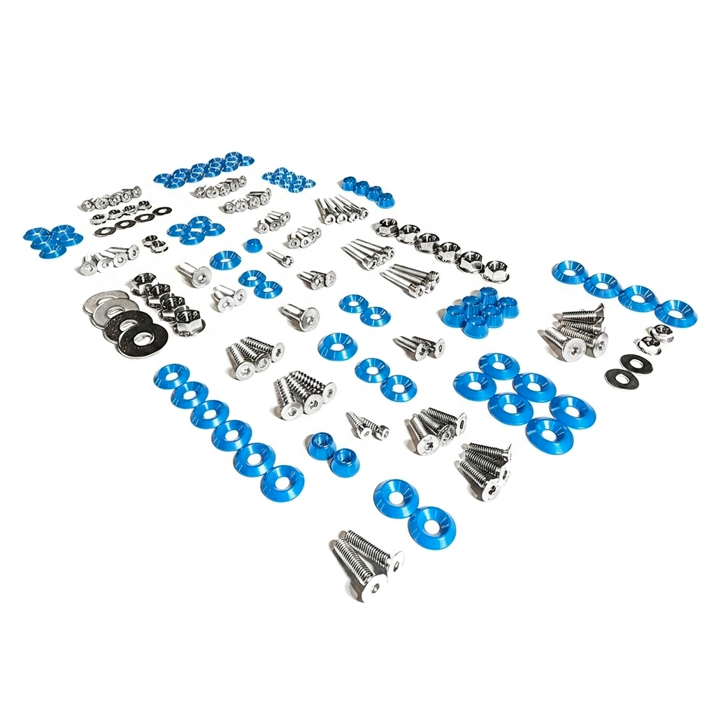 ZSPEC Stage-2 Dress Up Bolts® Fastener Kit for '15-23 Ford Mustang GT500 S550, Stainless & Billet - ZSPEC Design LLC - Hardware Fasteners - Fastener Kit, ford, mustang, s550, stage 2 - zspecdesign.com